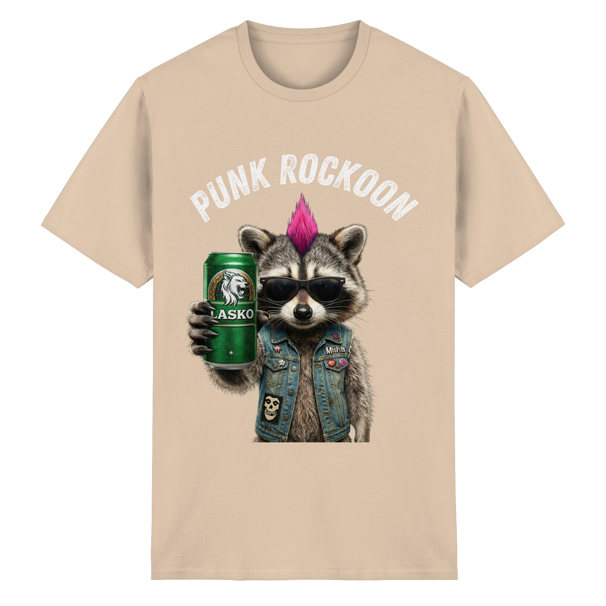 PUNK ROCKOON - Heavy Cotton T-Shirt