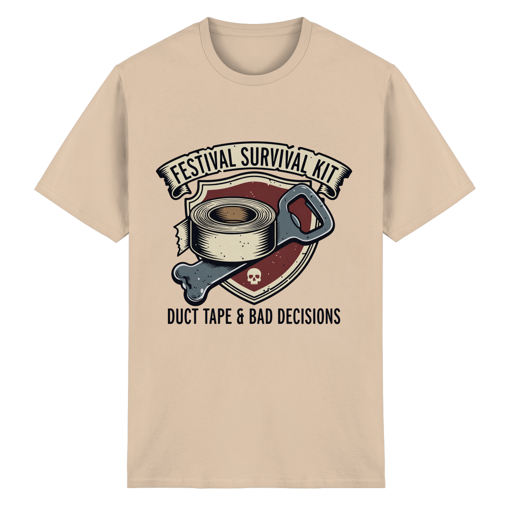 FESTIVAL SURVIVAL KIT - Heavy Cotton T-Shirt