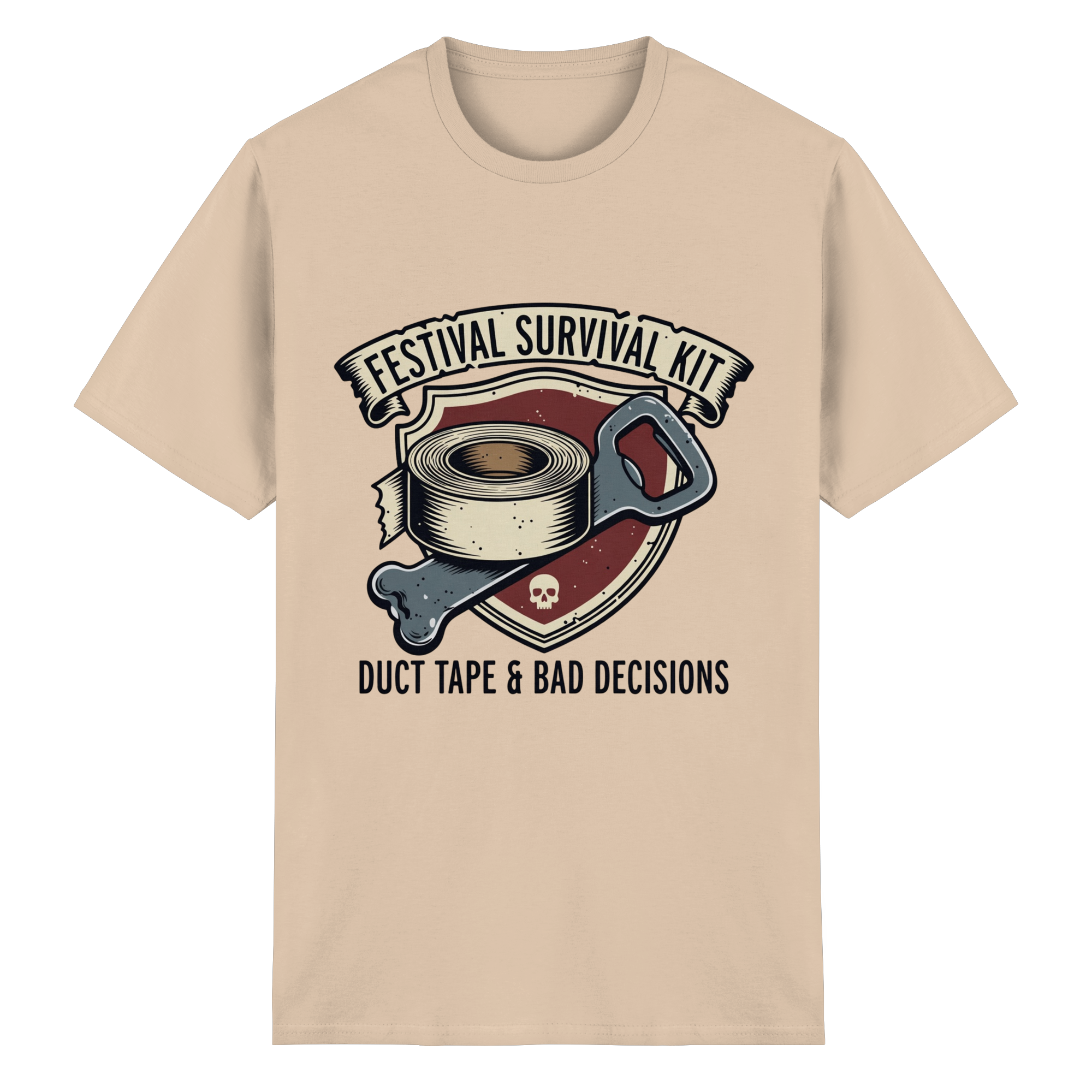 FESTIVAL SURVIVAL KIT - Heavy Cotton T-Shirt