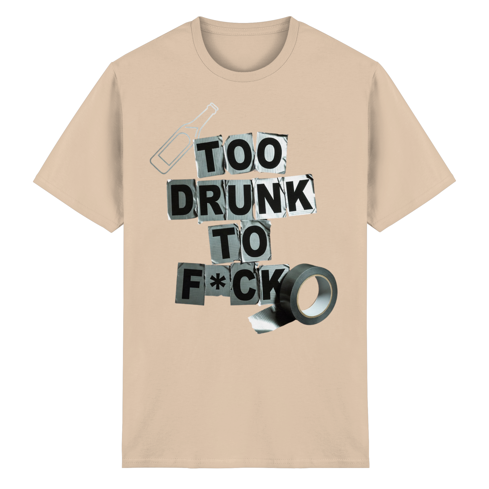 TOO DRUNK... - Heavy Cotton T-Shirt