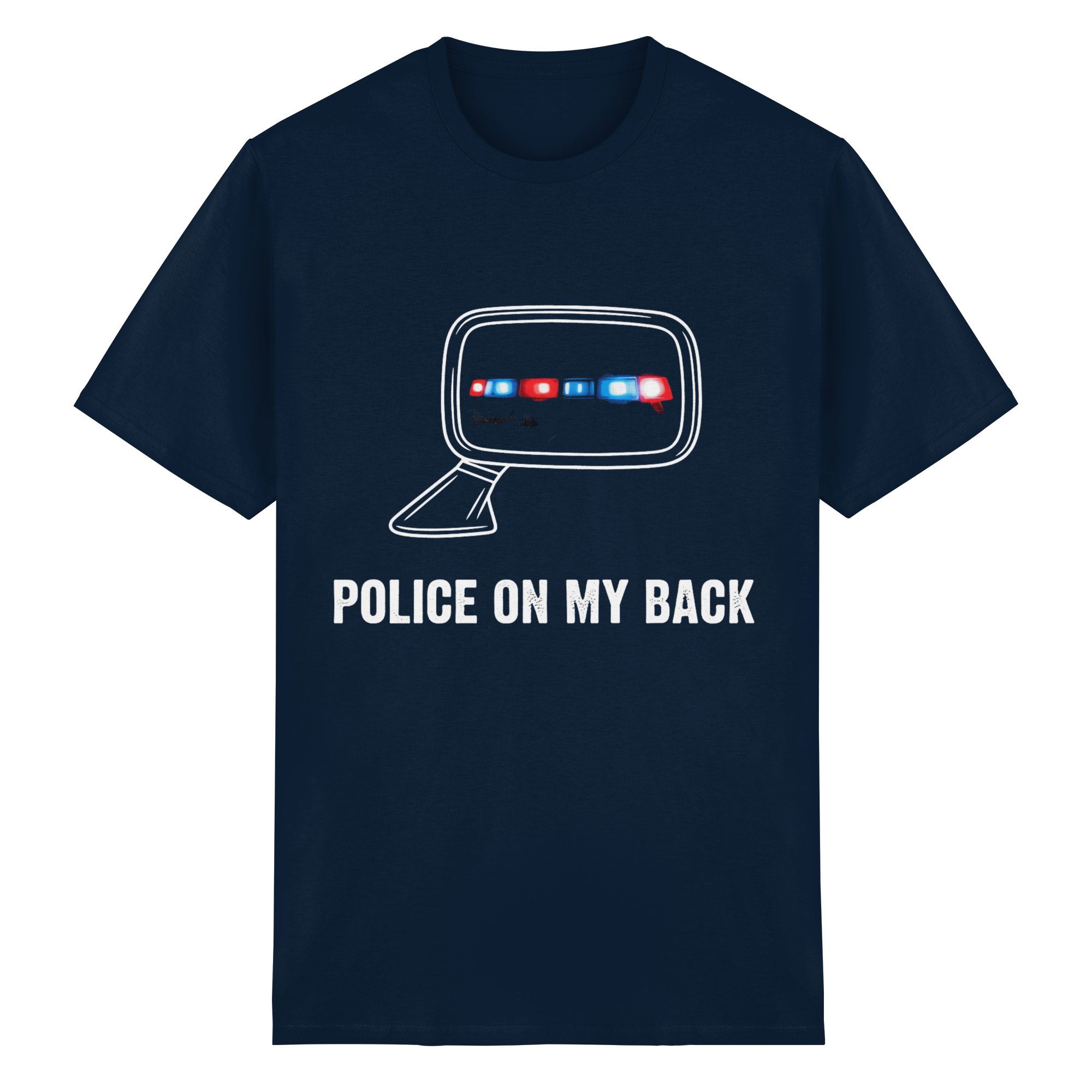 POLICE ON MY BACK - Heavy Cotton T-Shirt