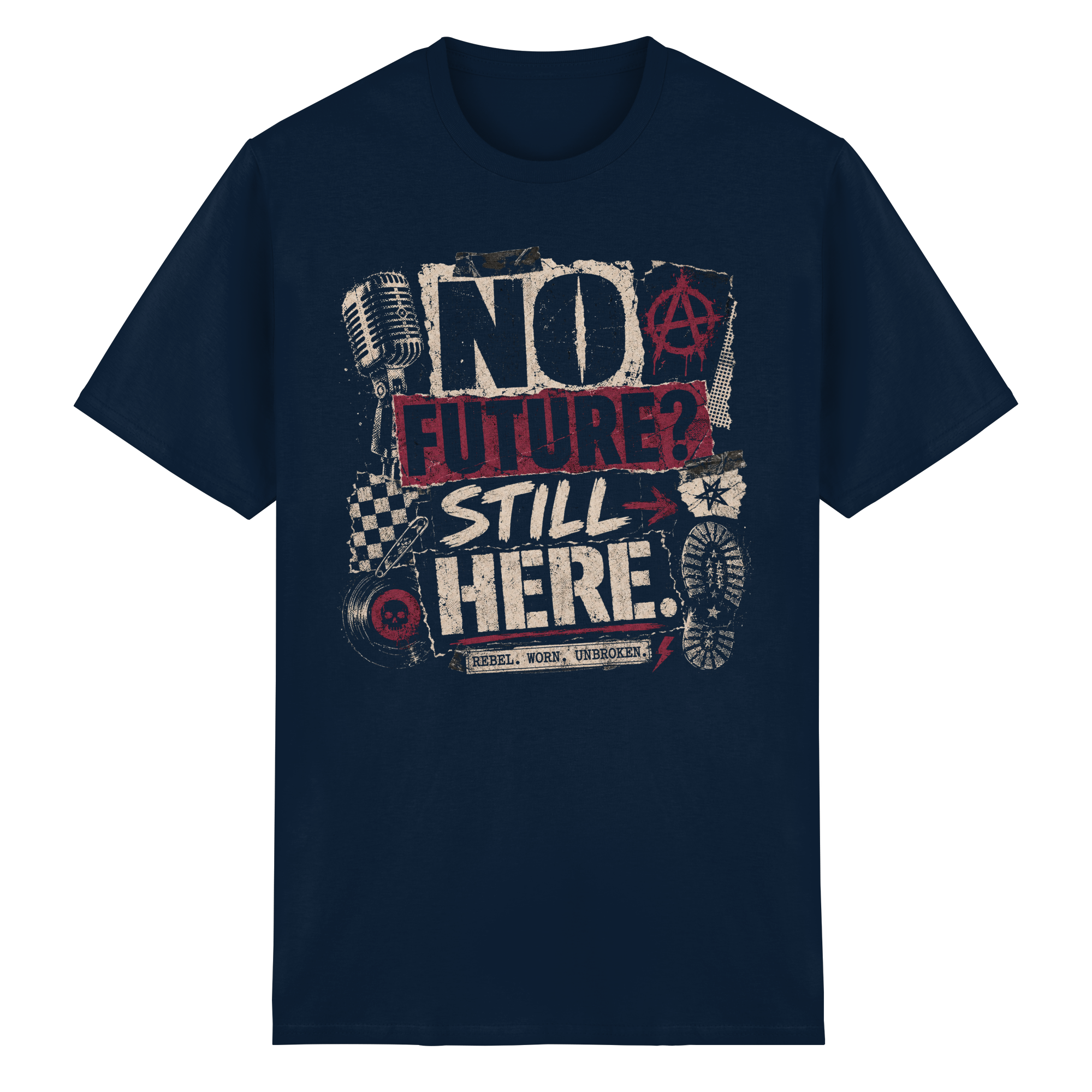 NO FUTURE, STILL HERE - Heavy Cotton T-Shirt