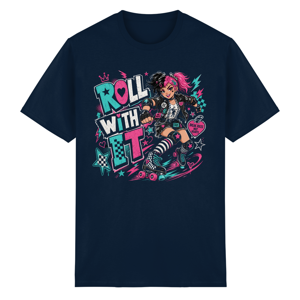 ROLL WITH IT - Heavy Cotton T-Shirt