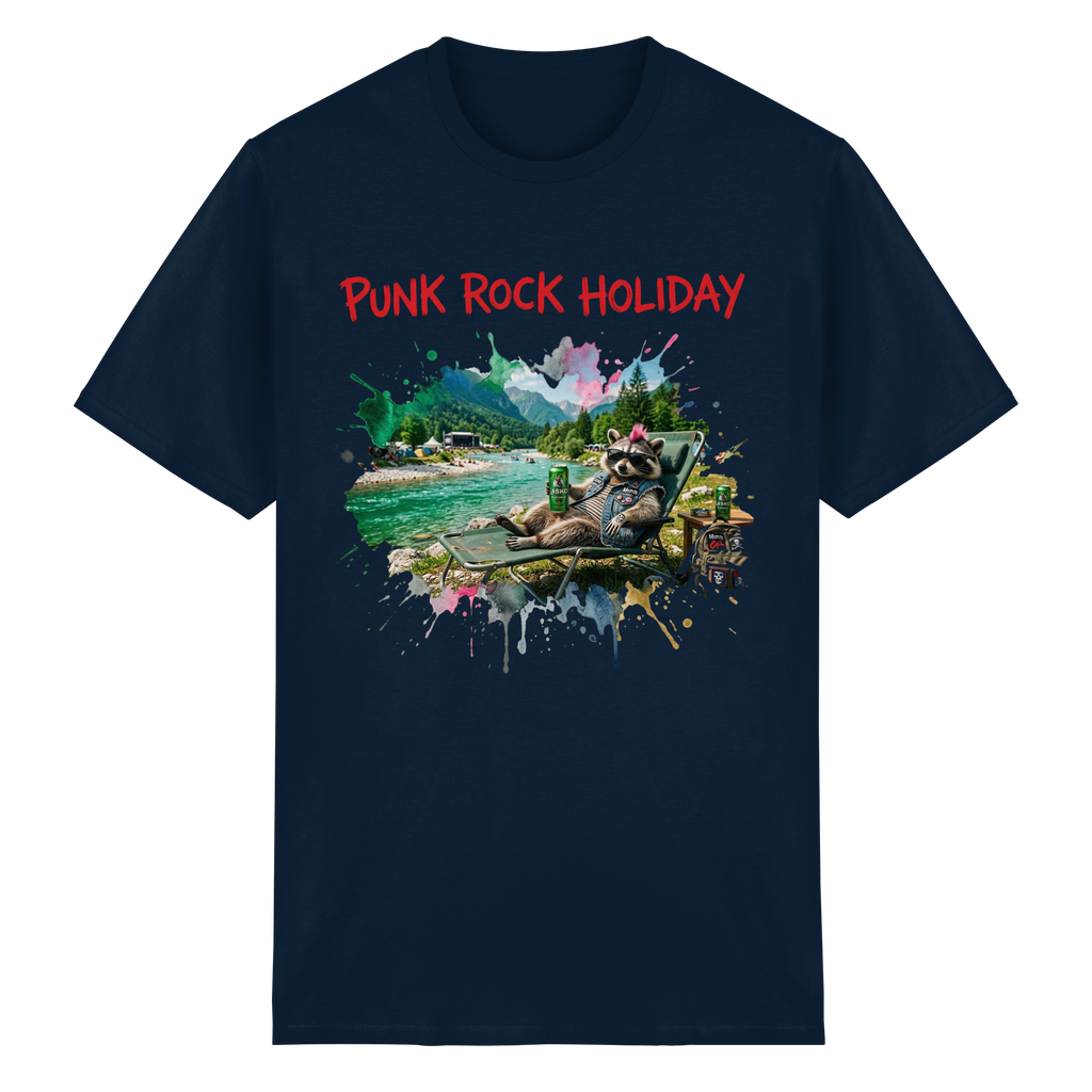 PUNK ROCK HOLIDAY - Lazy Rockoon - Heavy Cotton T-Shirt