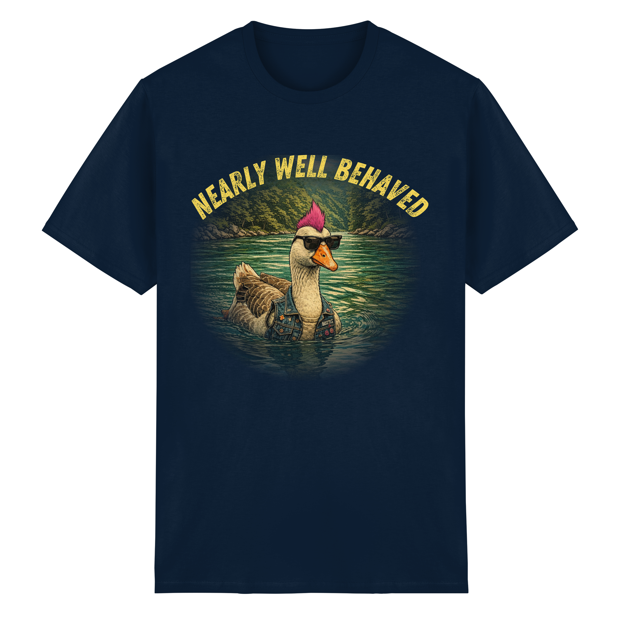 NEARLY BEHAVED - Heavy Cotton T-Shirt