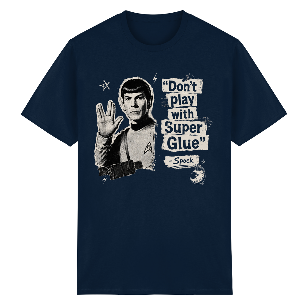 DON'T PLAY WITH SUPER GLUE - Heavy Cotton T-Shirt