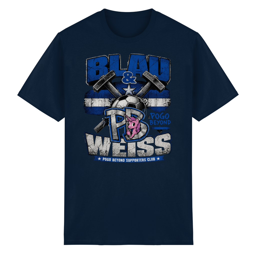 BLAU & WEISS POGO BEYOND - Heavy Cotton T-Shirt