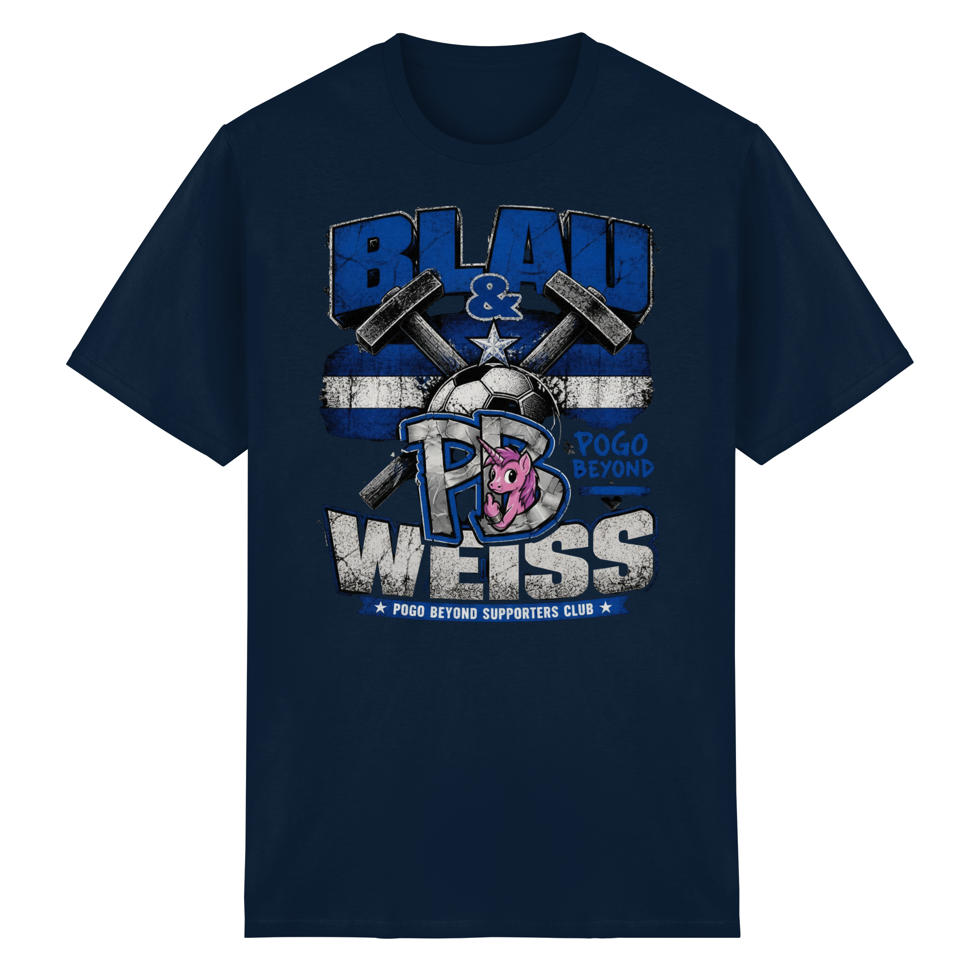 BLAU & WEISS POGO BEYOND - Heavy Cotton T-Shirt