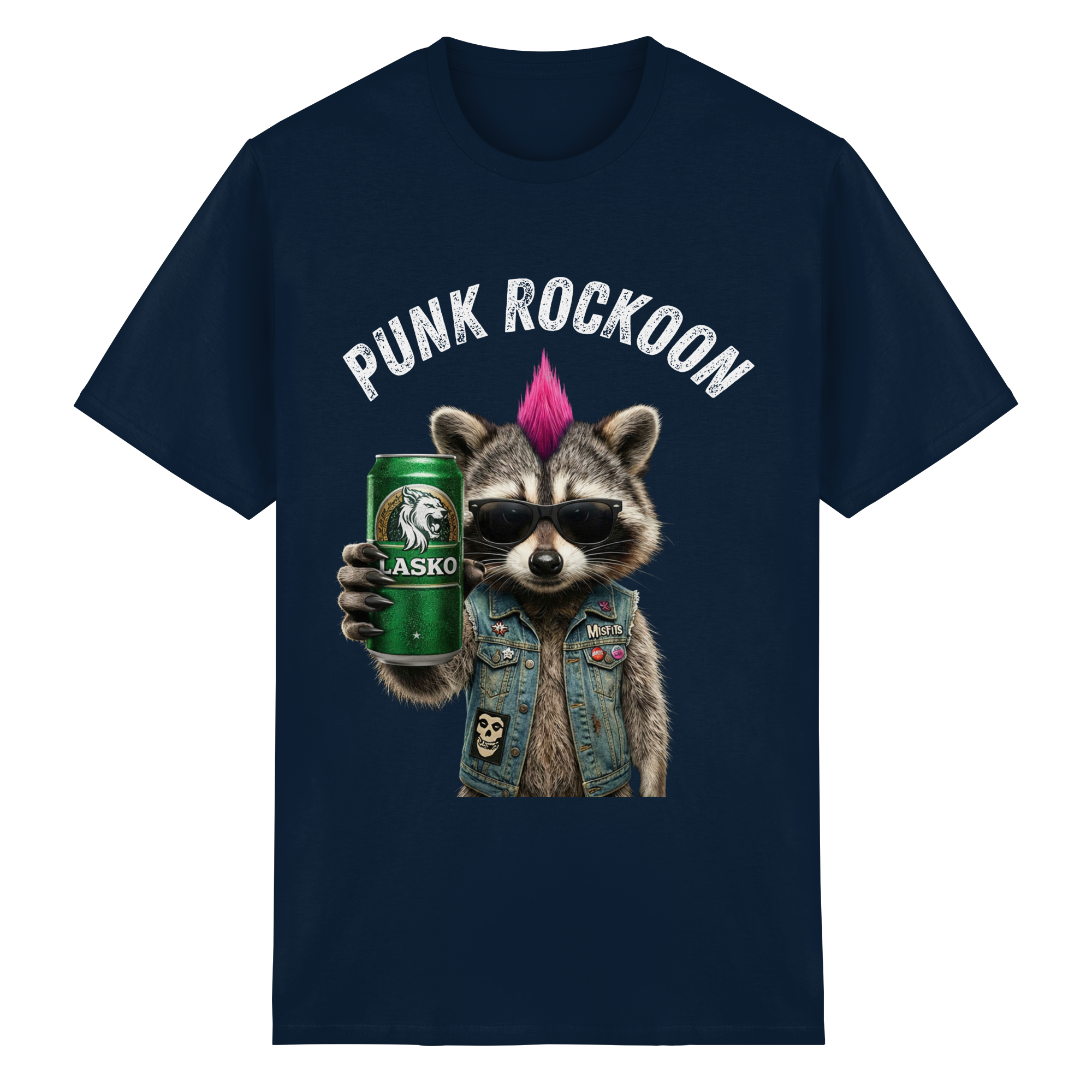 PUNK ROCKOON - Heavy Cotton T-Shirt