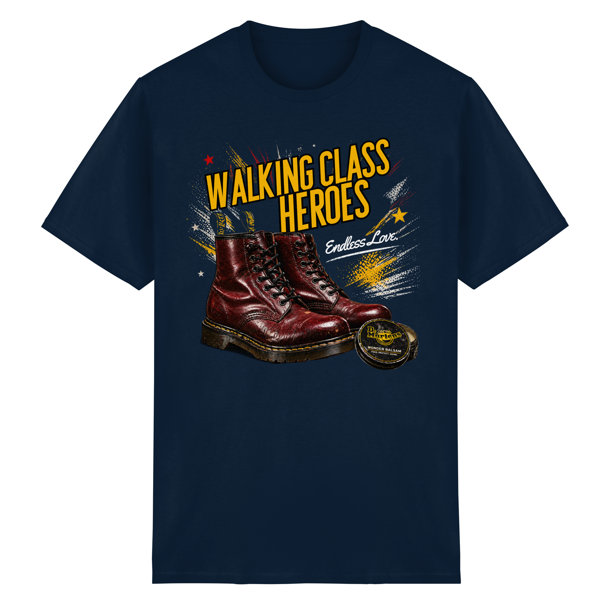 WONDER BALM & IRON SOULS - Heavy Cotton T-Shirt