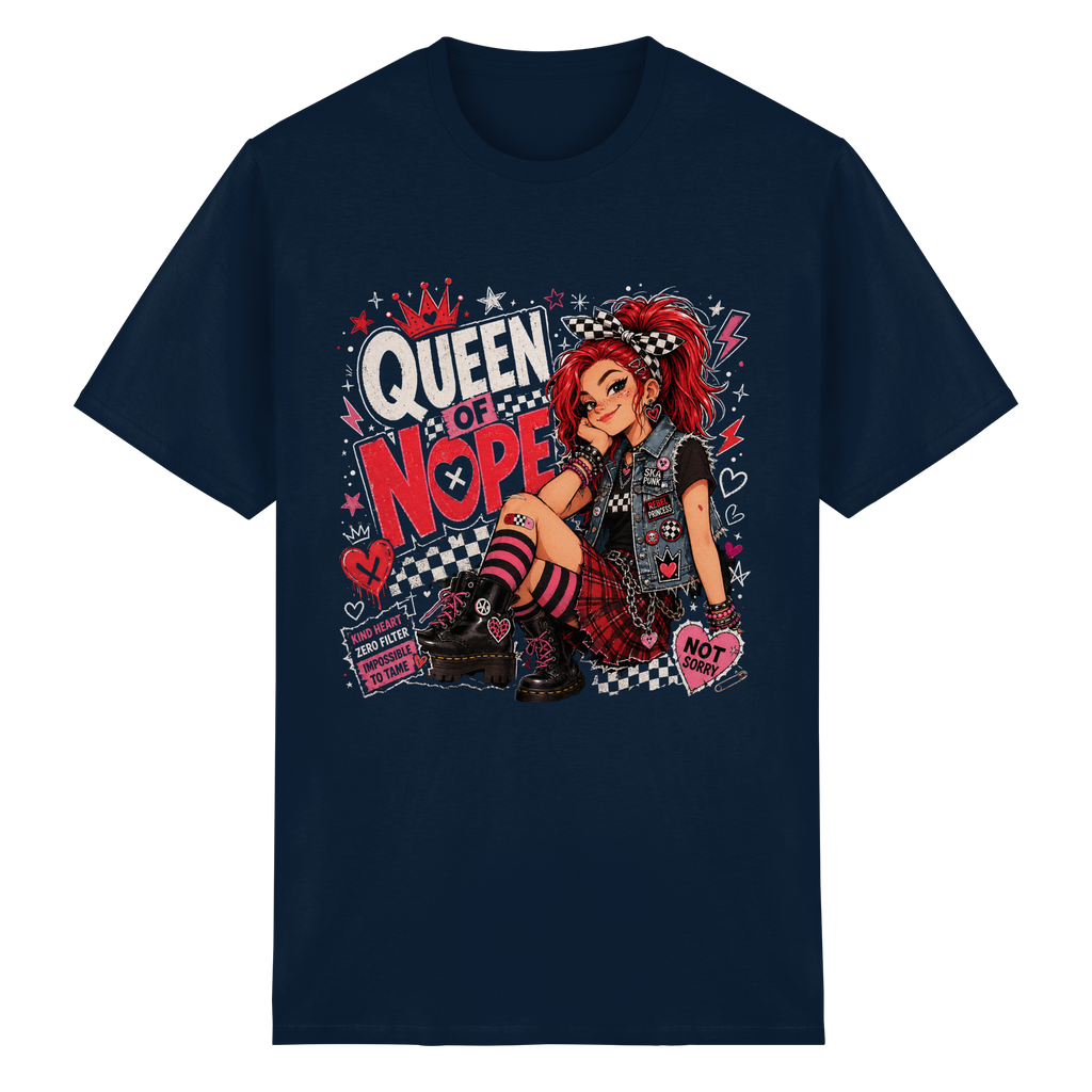 QUEEN OF NOPE - Heavy Cotton T-Shirt