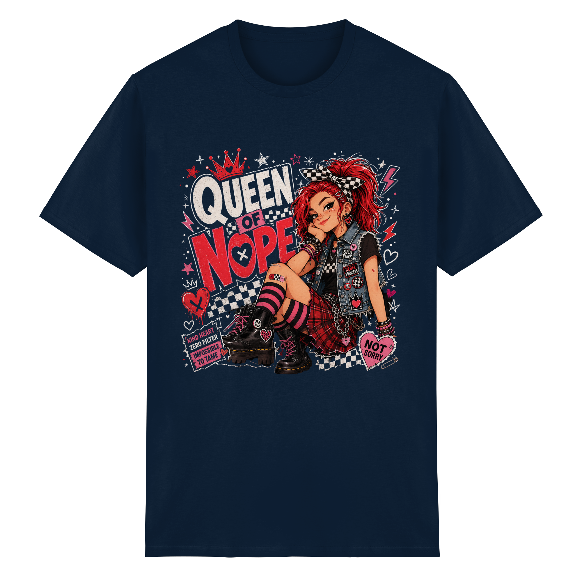 QUEEN OF NOPE - Heavy Cotton T-Shirt