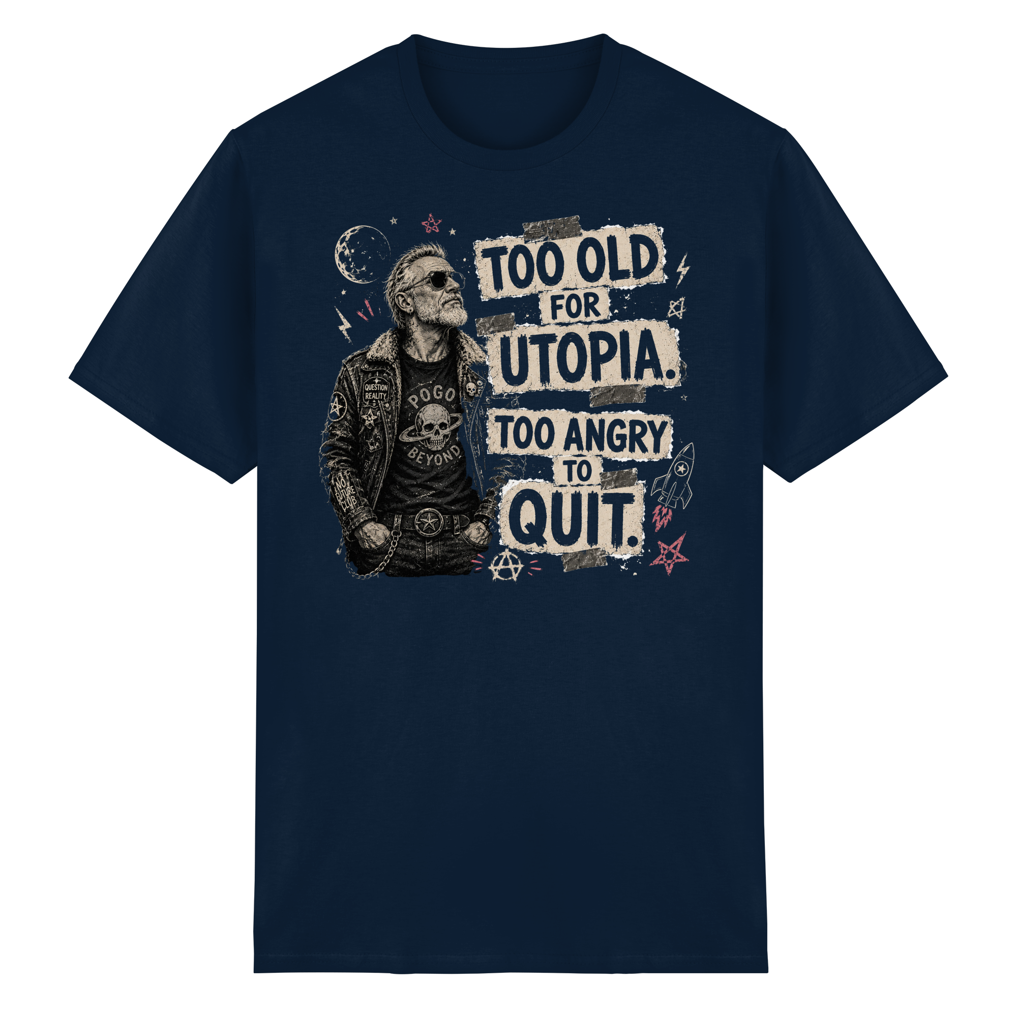 TOO OLD FOR UTOPIA.