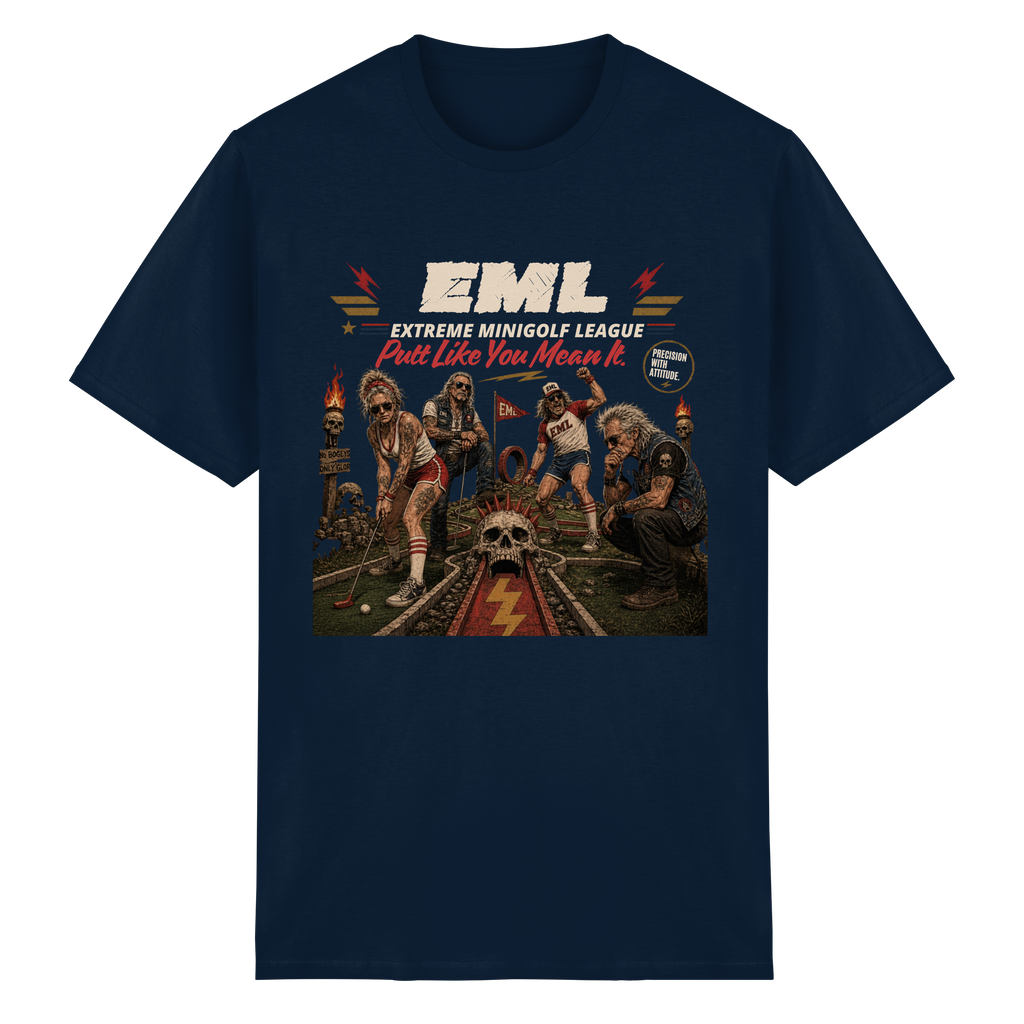 EXTREME MINIGOLF LEAGUE - Heavy Cotton T-Shirt