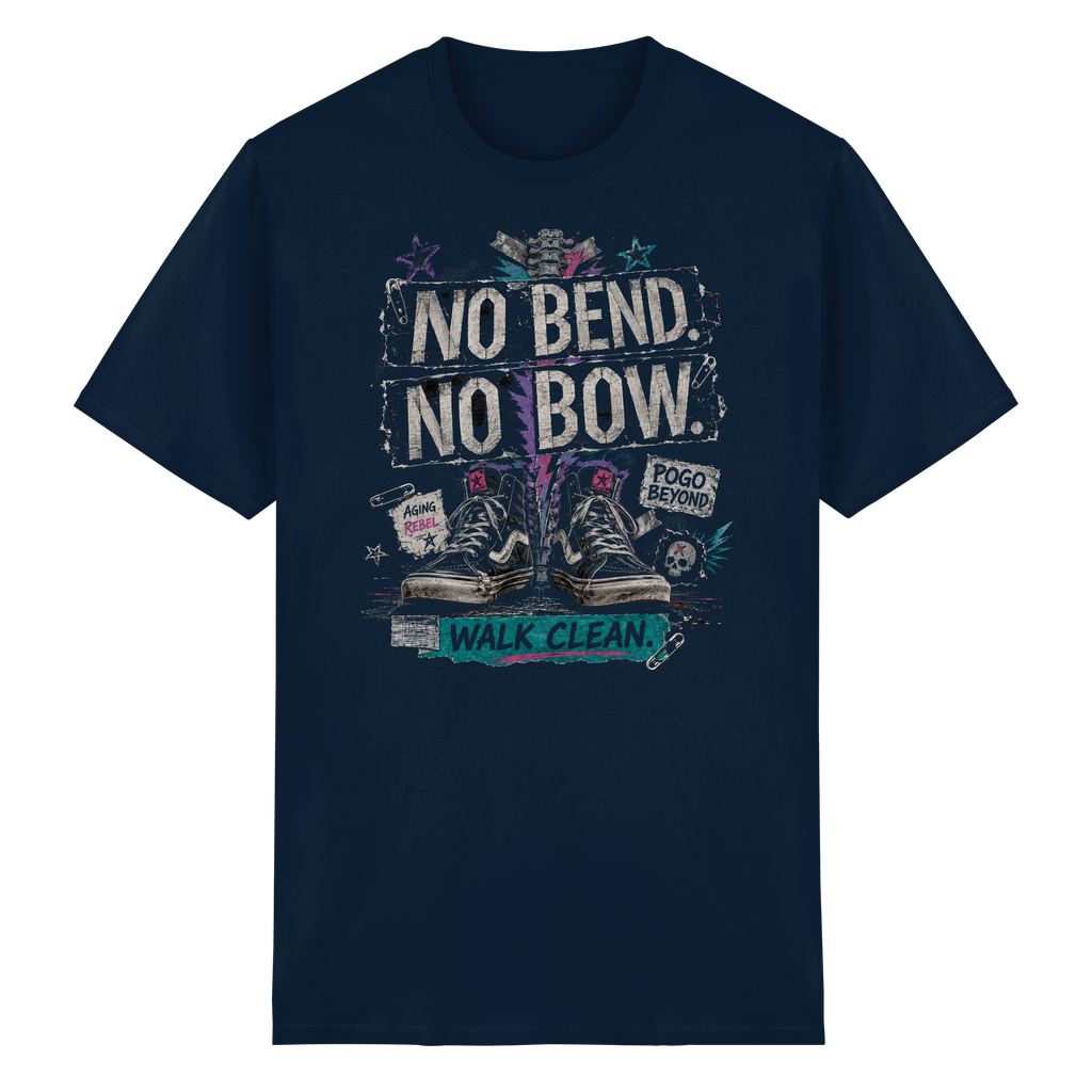 NO BEND. NO BOW. - Heavy Cotton T-Shirt