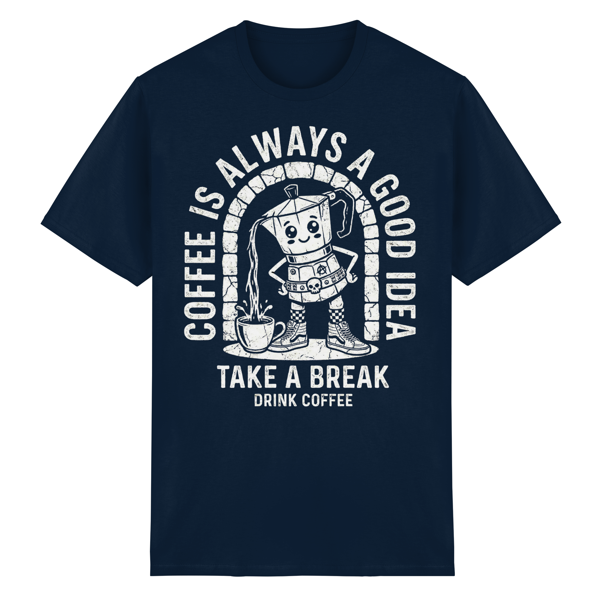 PUNK BREW – Coffee Is Always A Good Idea - Heavy Cotton T-Shirt