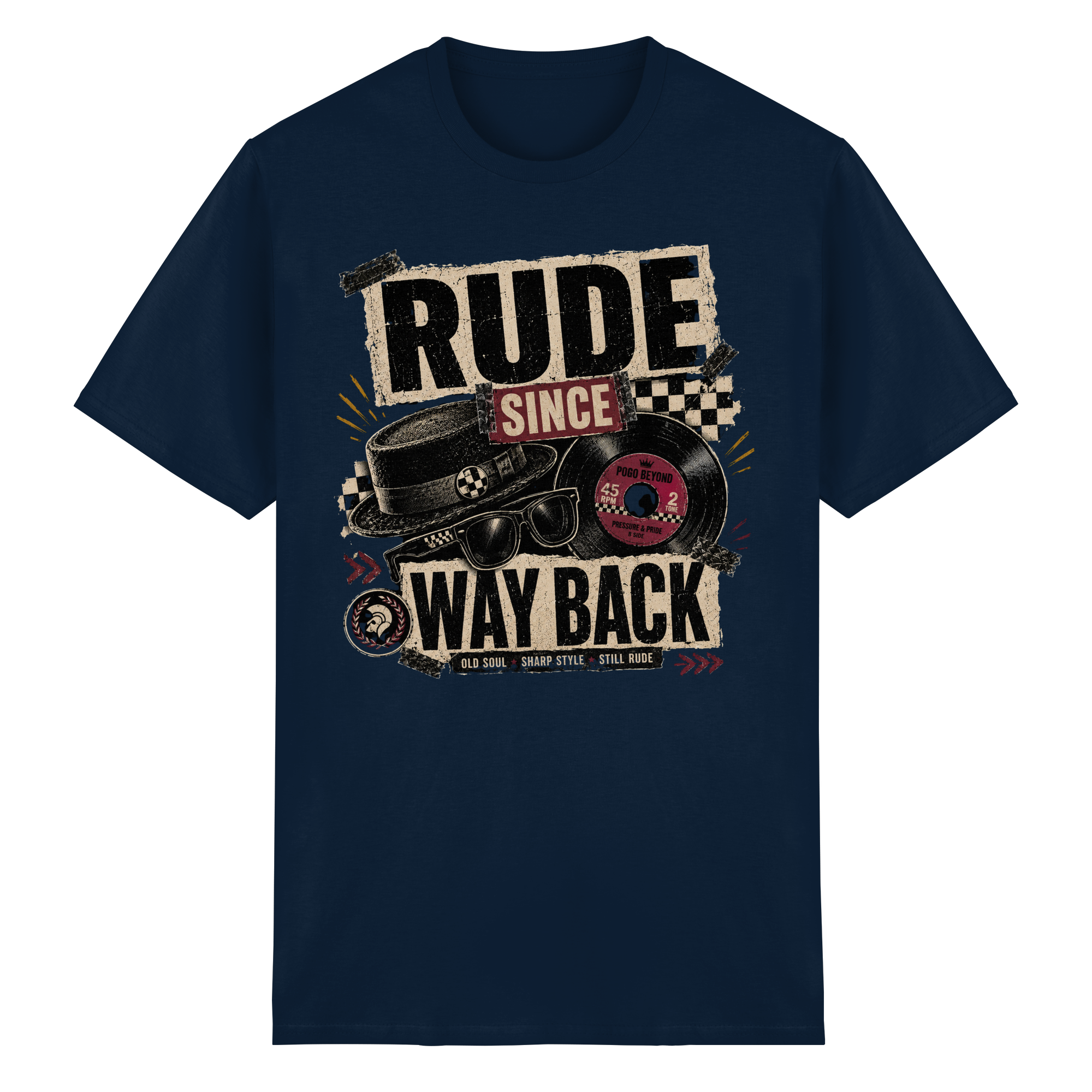 RUDE SINCE WAY BACK - Heavy Cotton T-Shirt