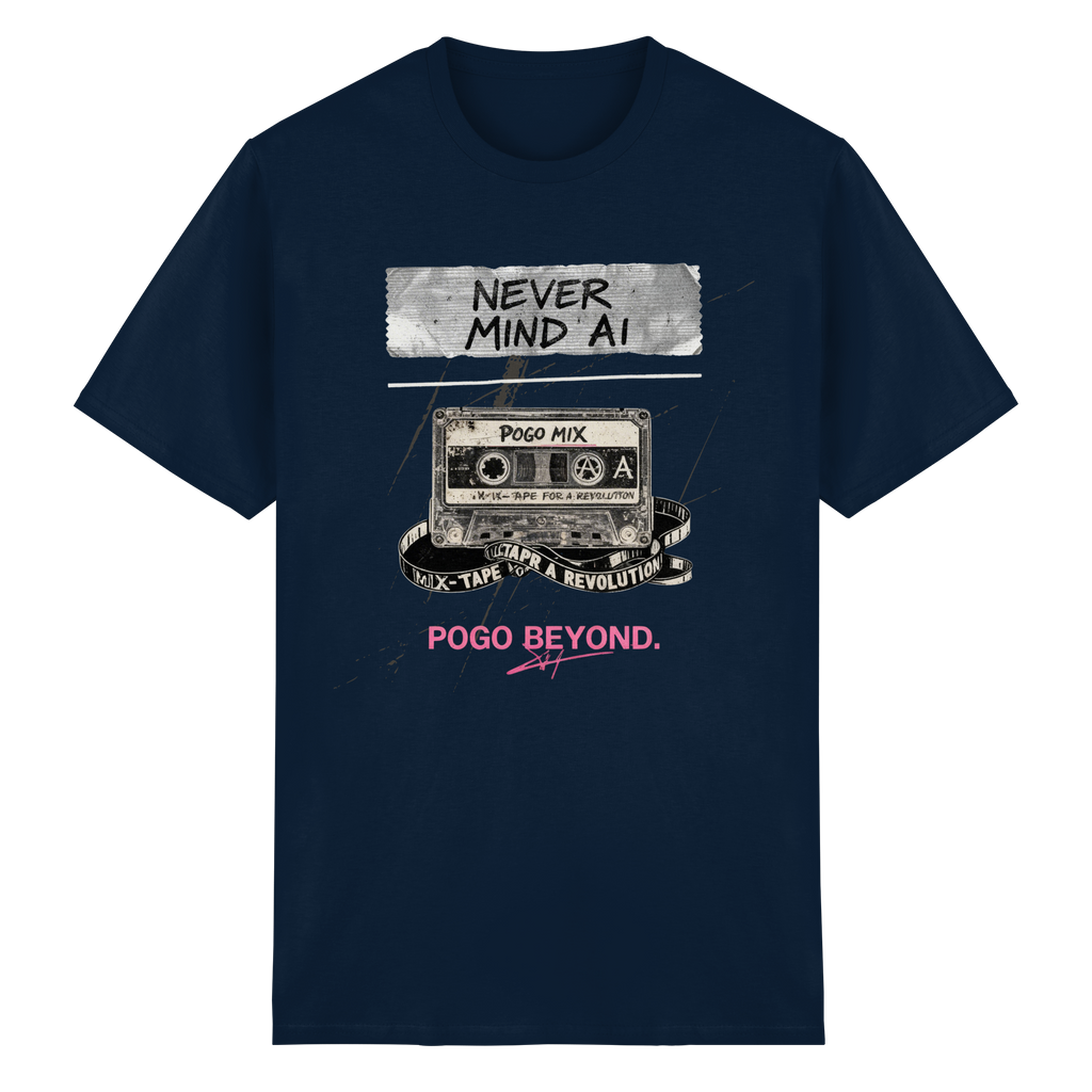 NEVER MIND AI - Heavy Cotton T-Shirt