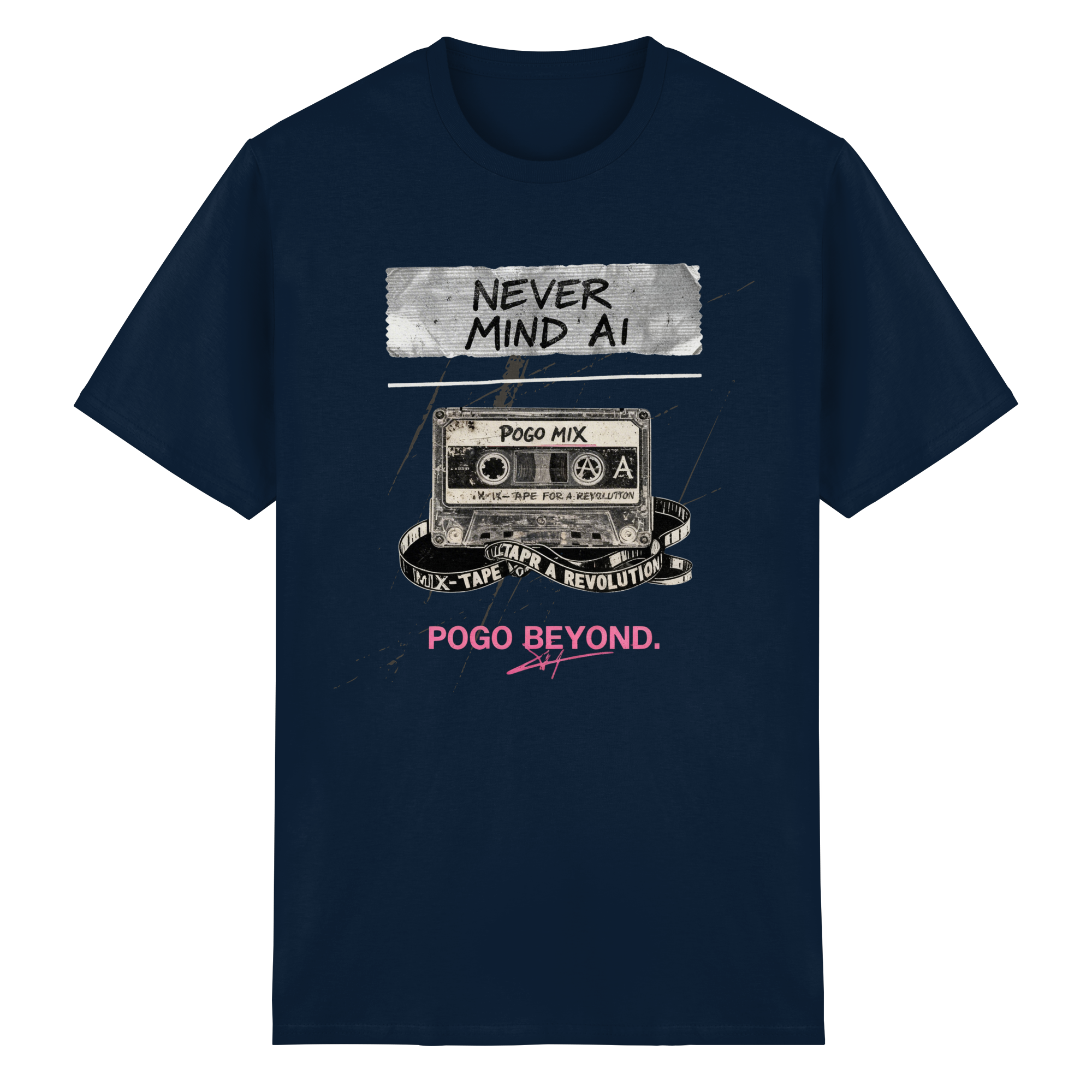 NEVER MIND AI - Heavy Cotton T-Shirt