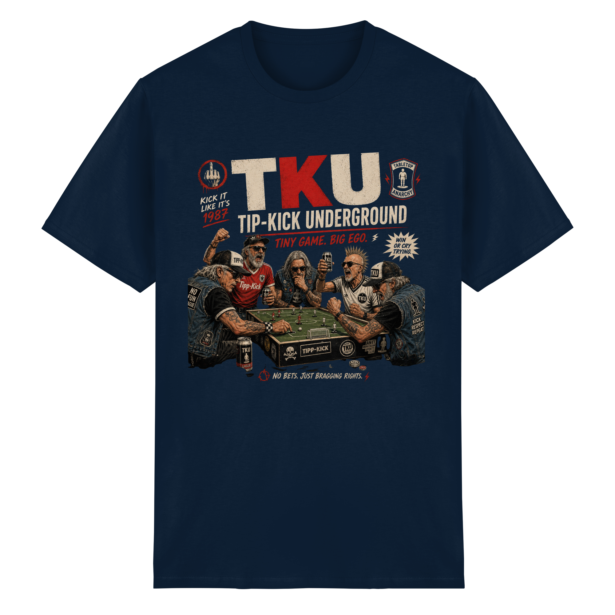 TIP KICK UNDERGROUND - Heavy Cotton T-Shirt