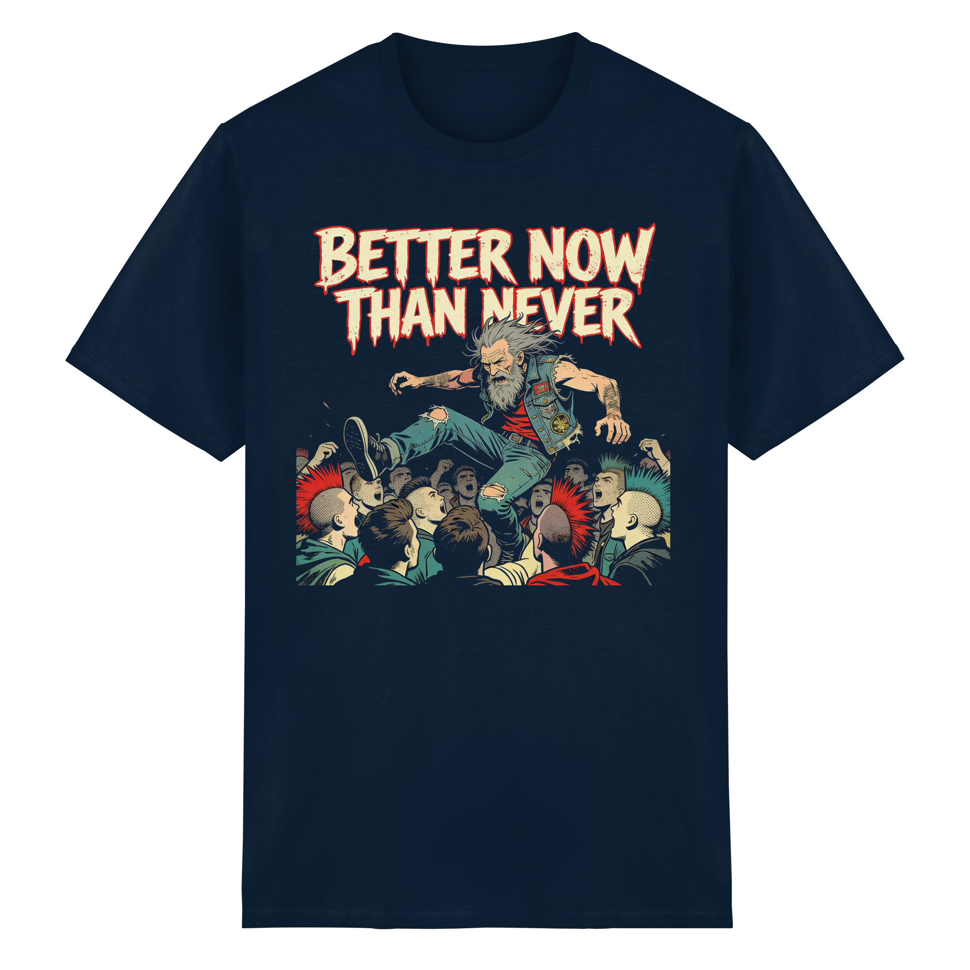 BETTER NOW THAN NEVER - Heavy Cotton T-Shirt