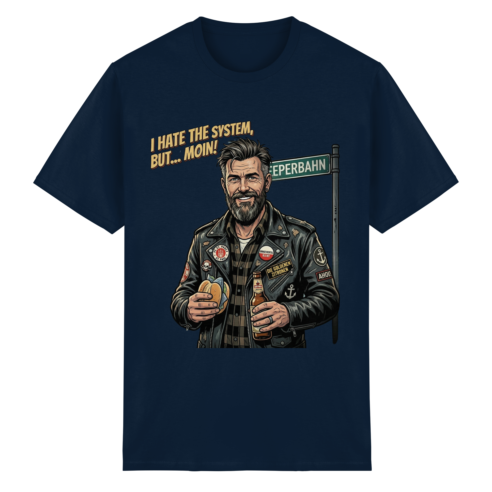 HAMBURG PUNK - MOIN - Heavy Cotton T-Shirt