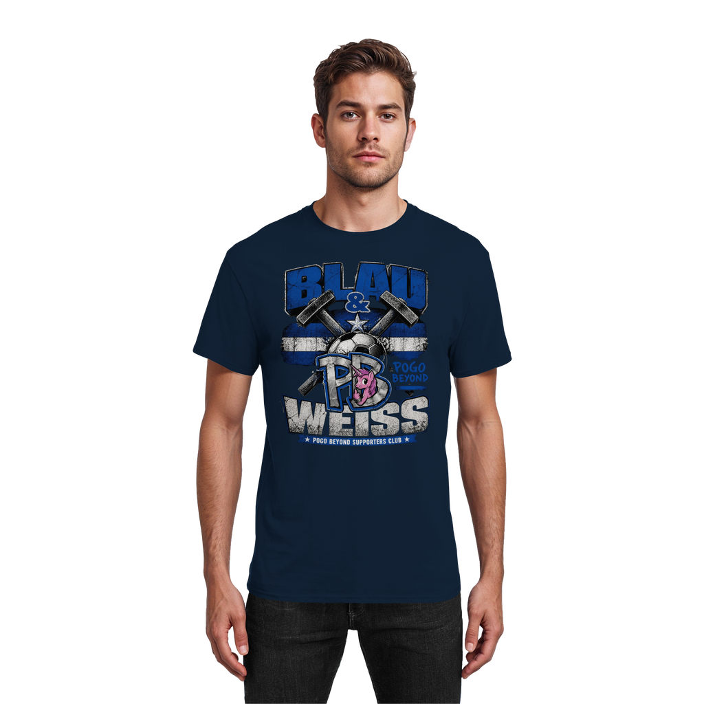 BLAU & WEISS POGO BEYOND - Heavy Cotton T-Shirt