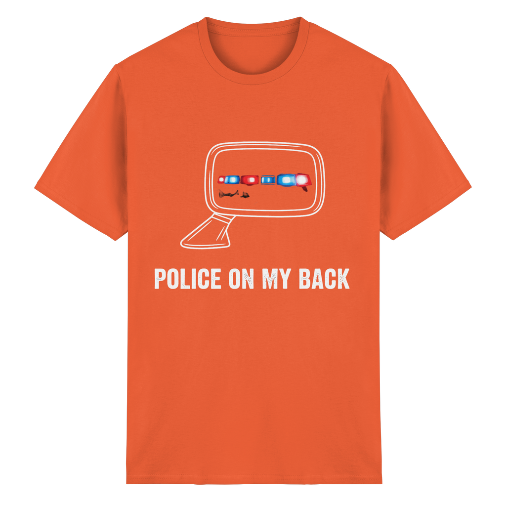 POLICE ON MY BACK - Heavy Cotton T-Shirt