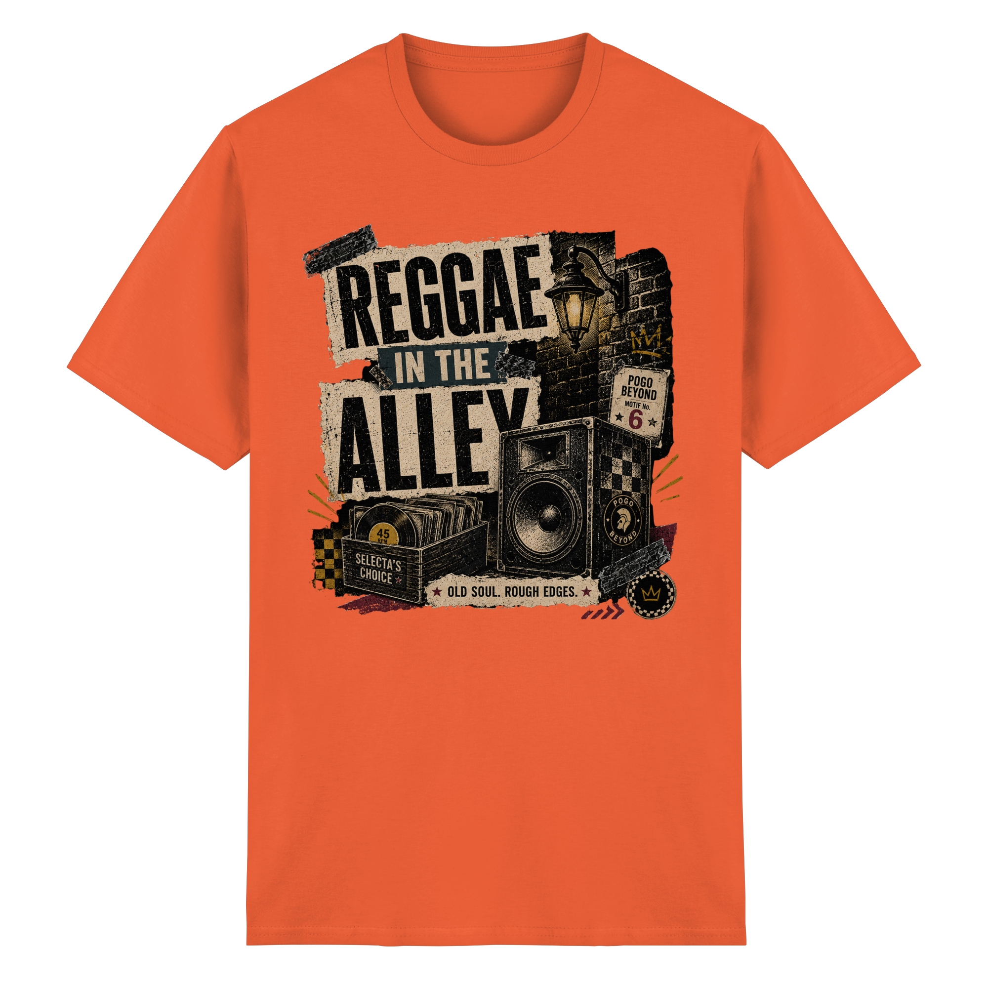 REGGAE IN THE ALLEY - Heavy Cotton T-Shirt