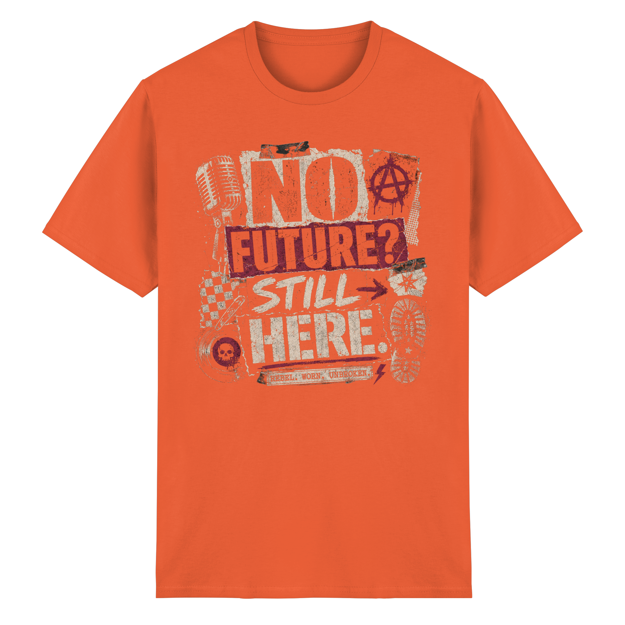 NO FUTURE, STILL HERE - Heavy Cotton T-Shirt
