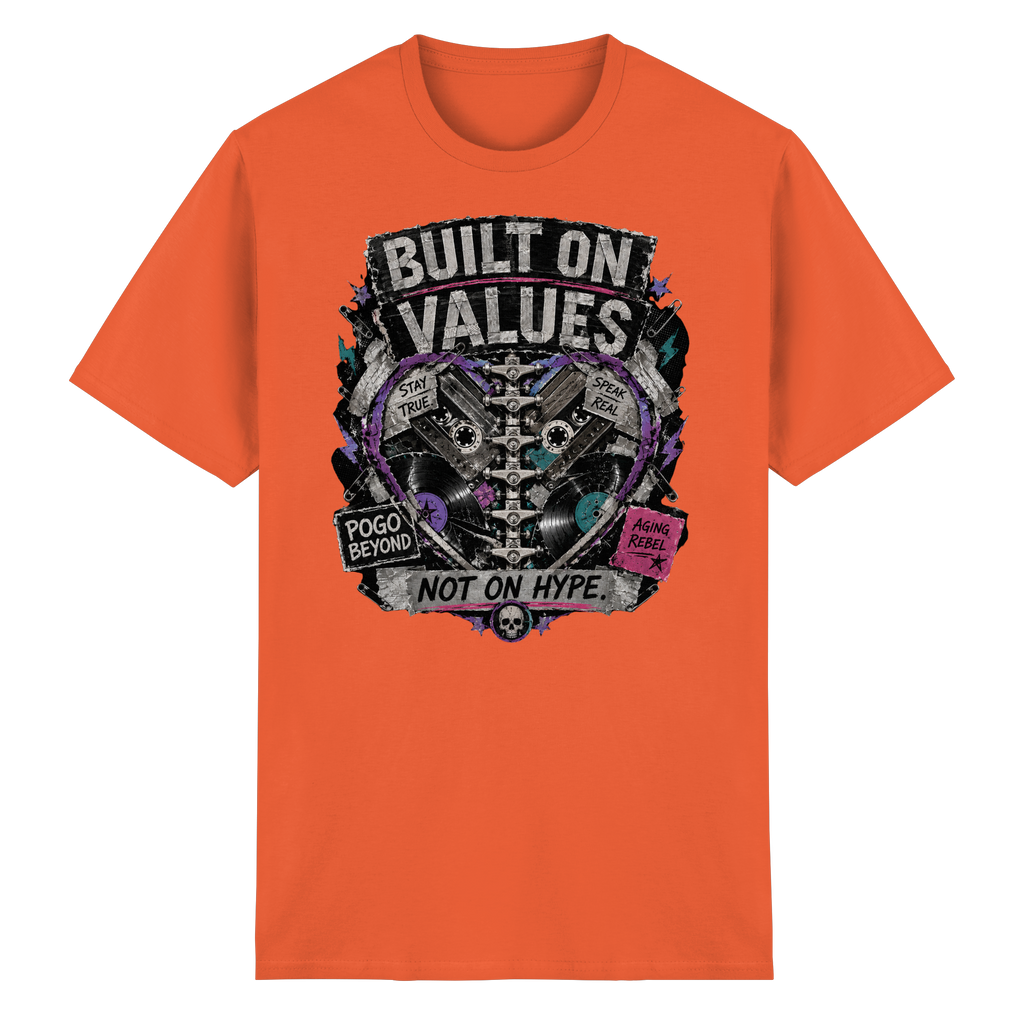 BUILT ON VALUES - Heavy Cotton T-Shirt