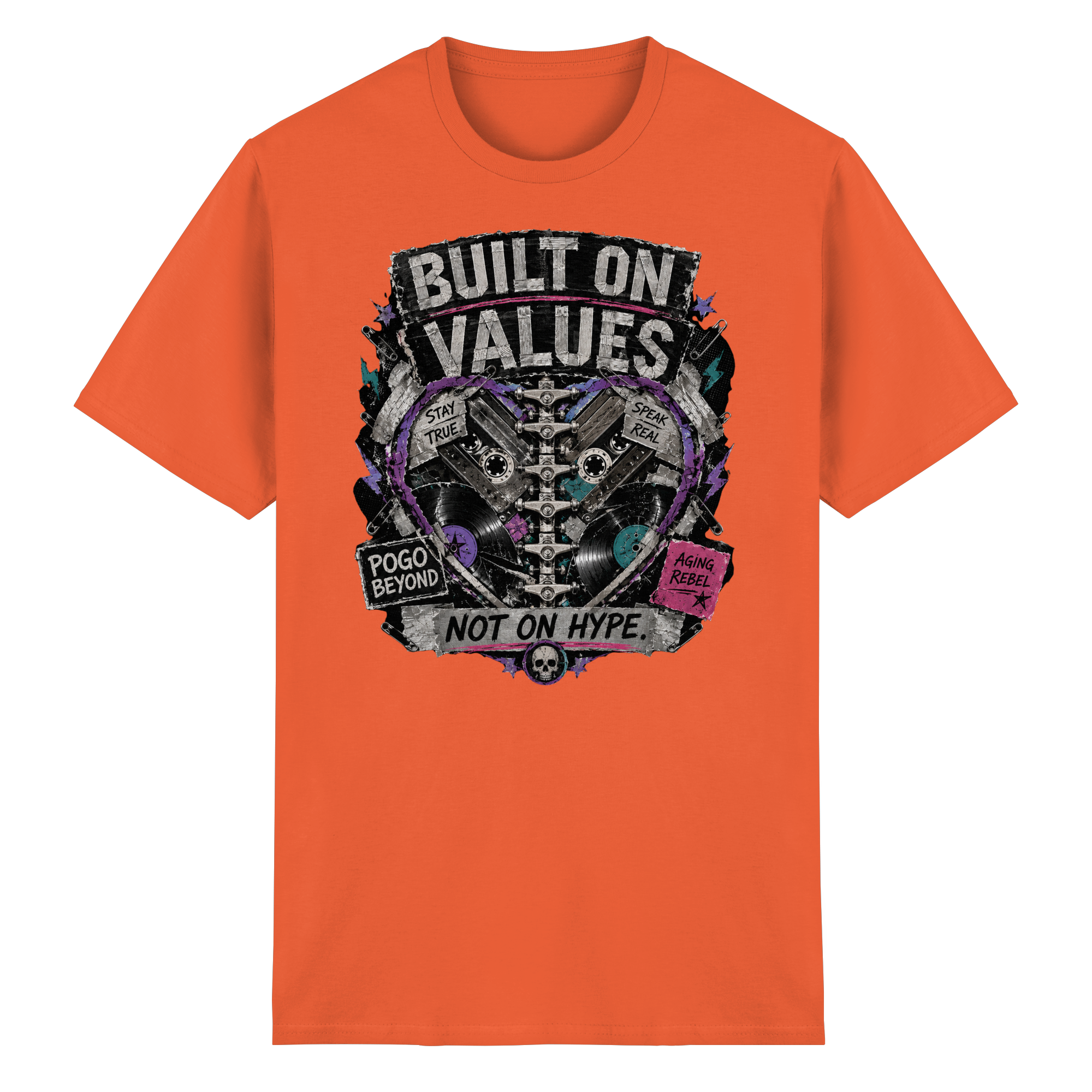 BUILT ON VALUES - Heavy Cotton T-Shirt