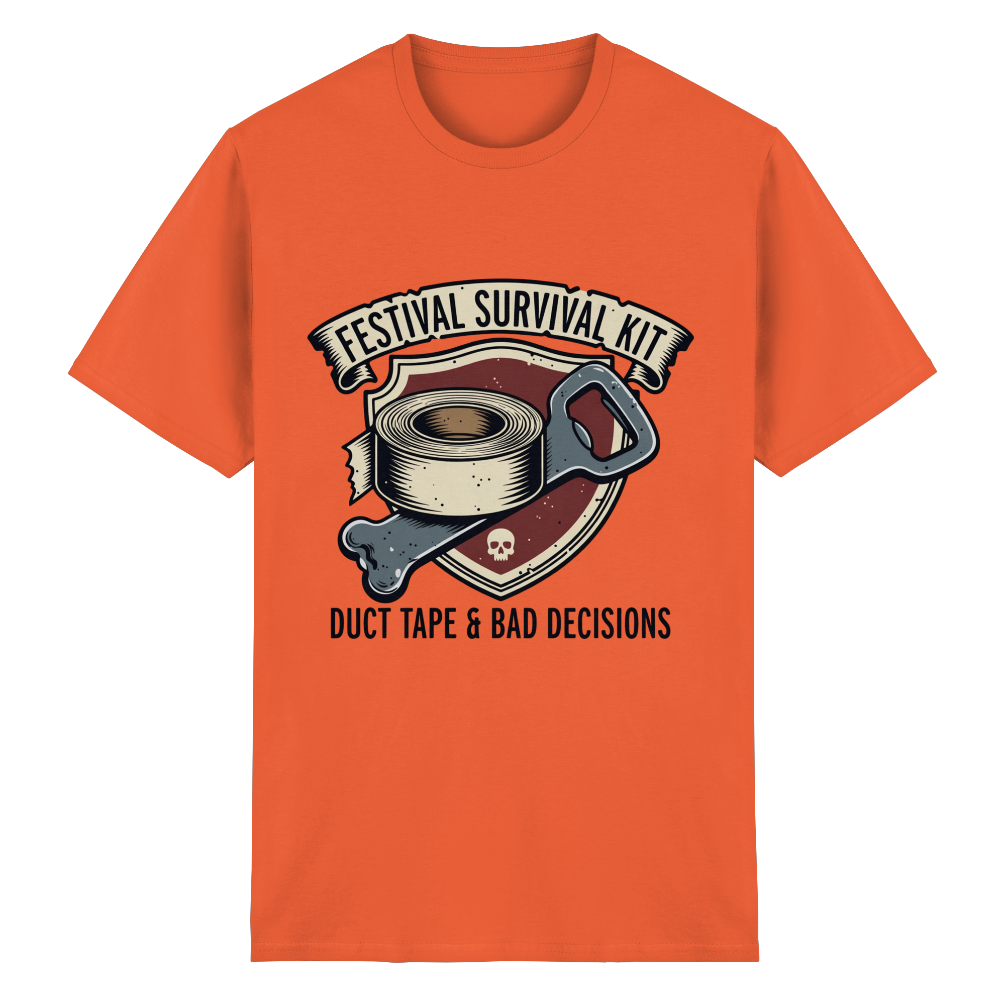 FESTIVAL SURVIVAL KIT - Heavy Cotton T-Shirt