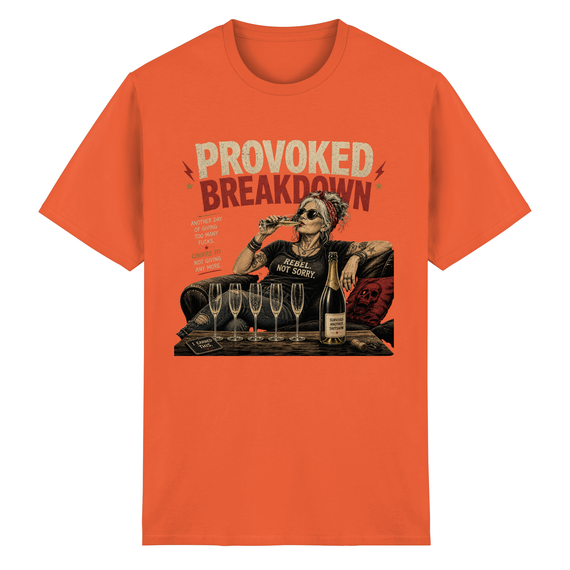 PROVOKED BREAKDOWN - Heavy Cotton T-Shirt