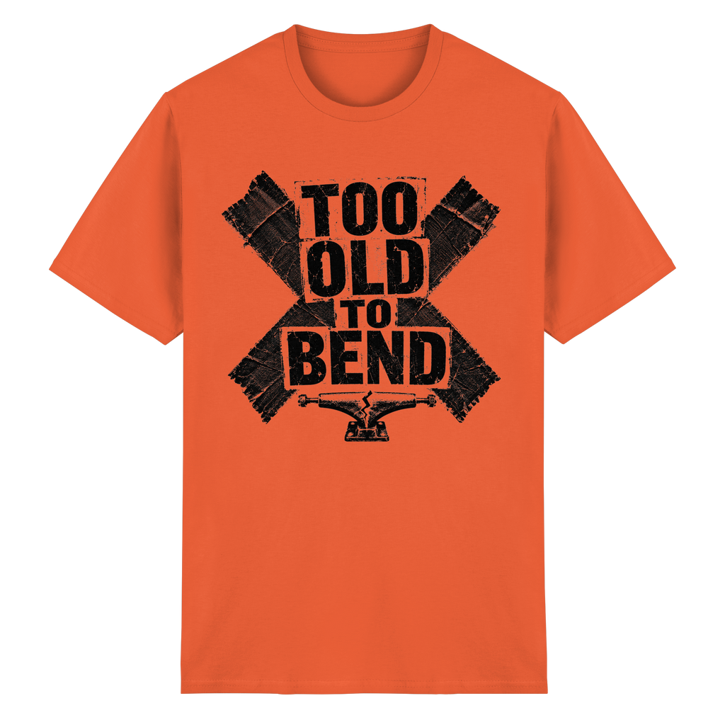 TOO OLD TO BEND - Heavy Cotton T-Shirt