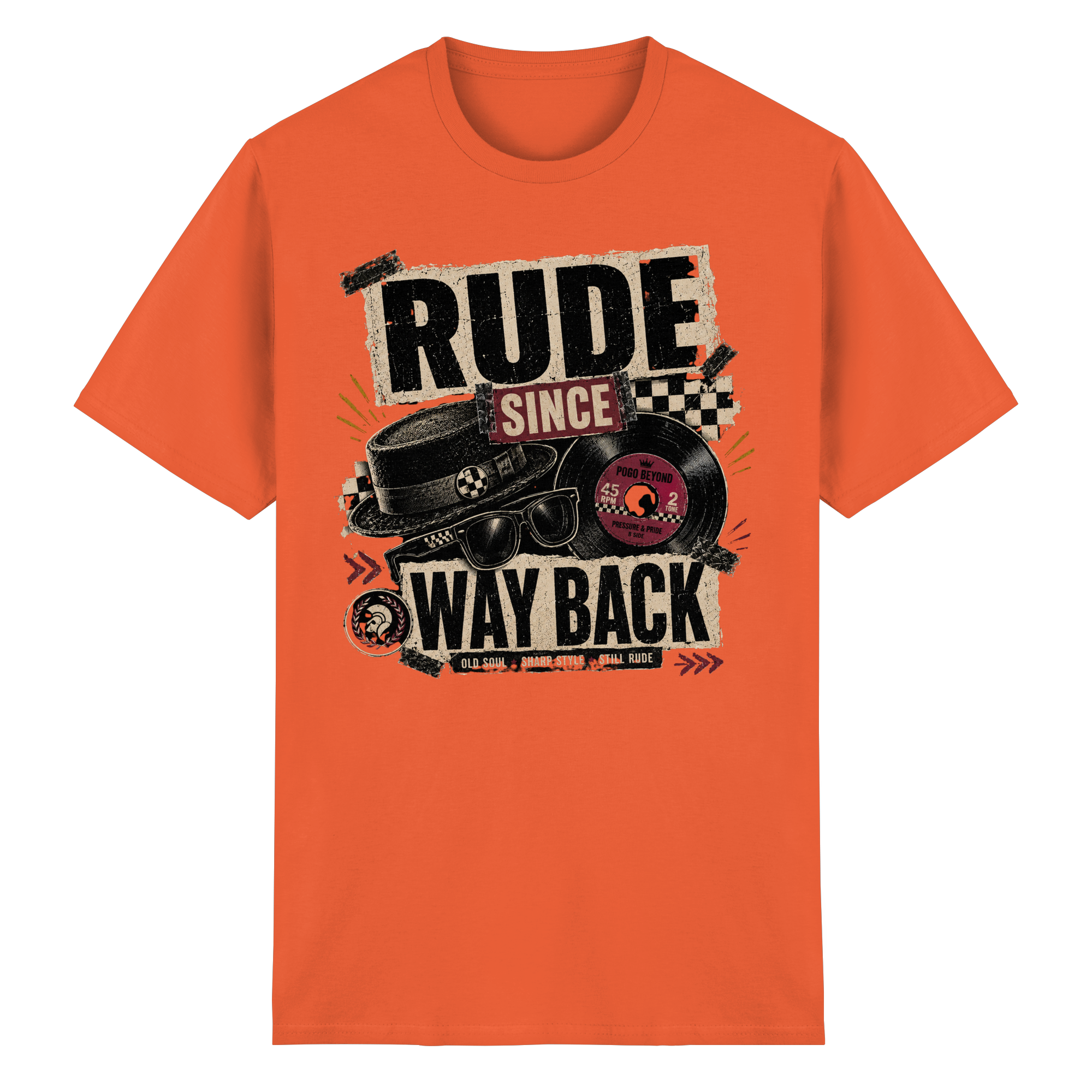 RUDE SINCE WAY BACK - Heavy Cotton T-Shirt