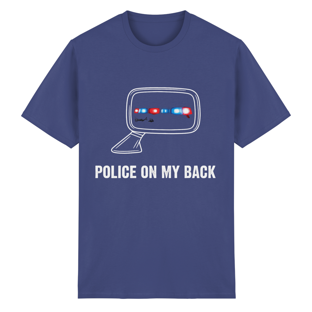 POLICE ON MY BACK - Heavy Cotton T-Shirt