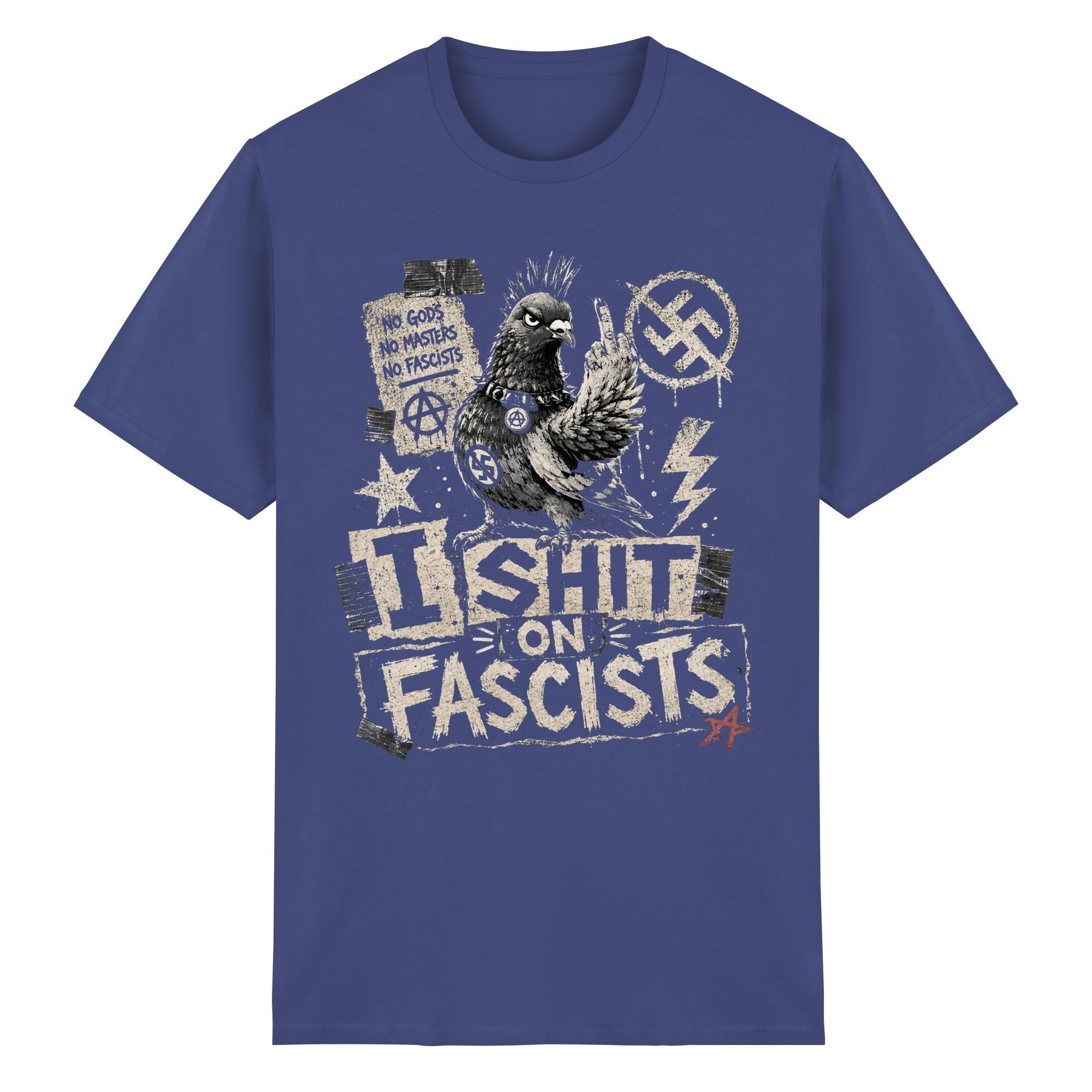 I SHIT ON FASCISTS - Heavy Cotton T-Shirt