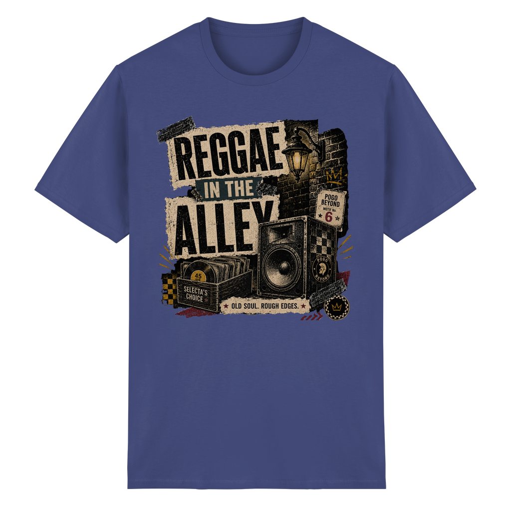 REGGAE IN THE ALLEY - Heavy Cotton T-Shirt