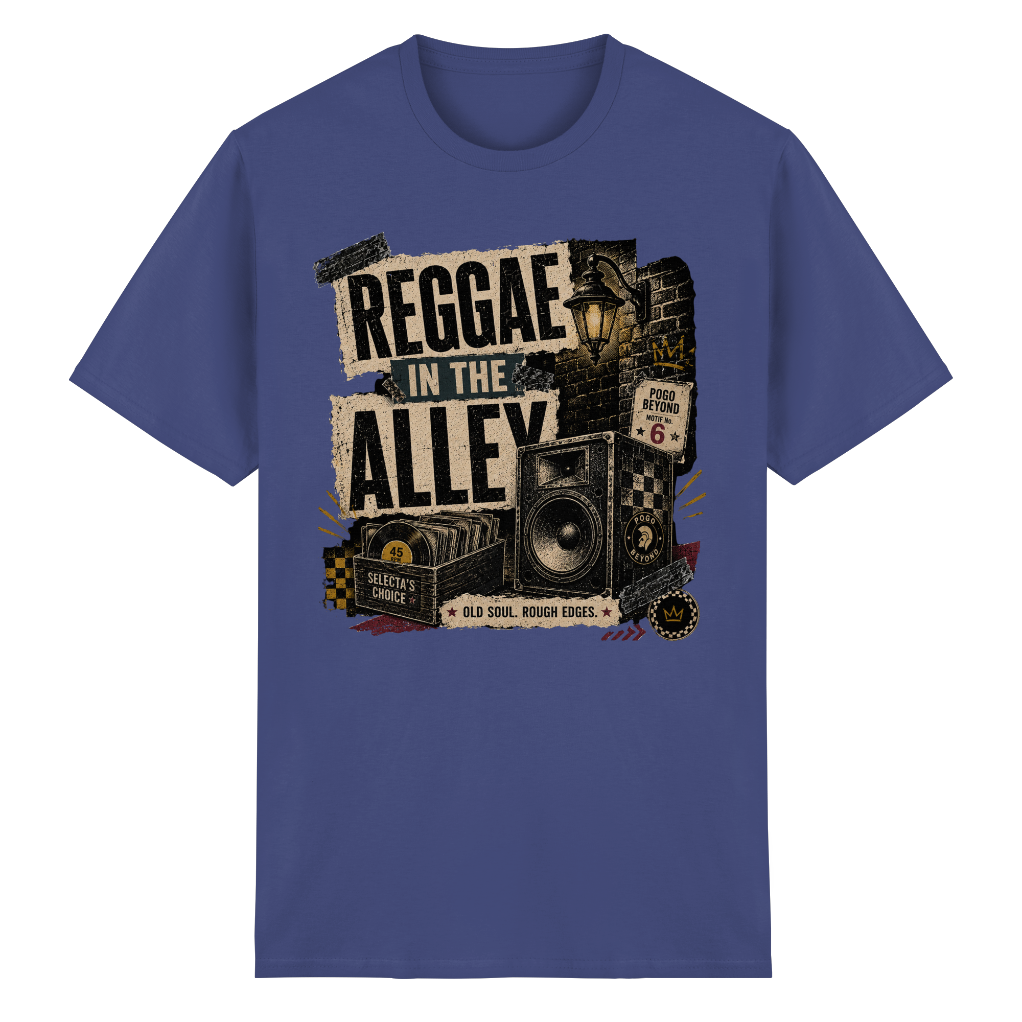 REGGAE IN THE ALLEY - Heavy Cotton T-Shirt