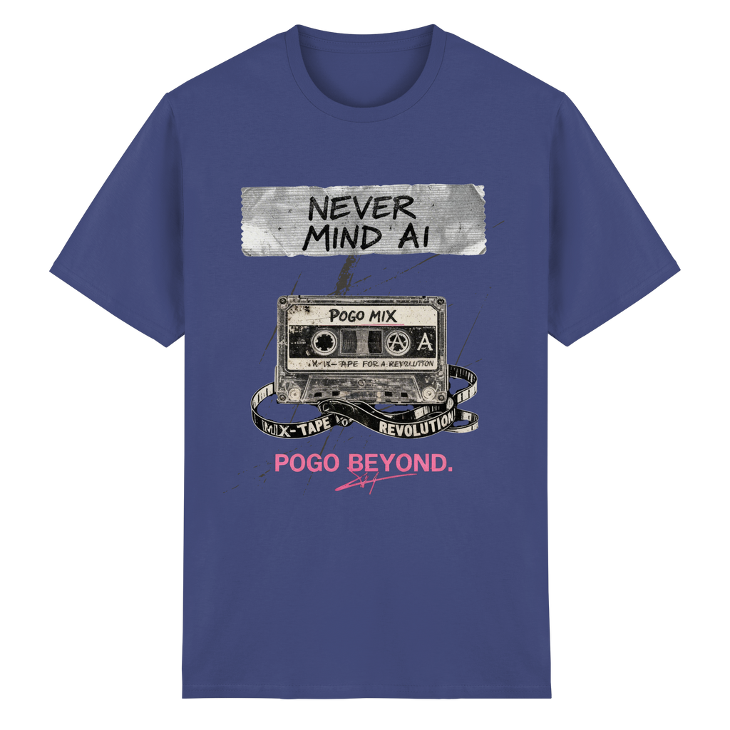 NEVER MIND AI - Heavy Cotton T-Shirt
