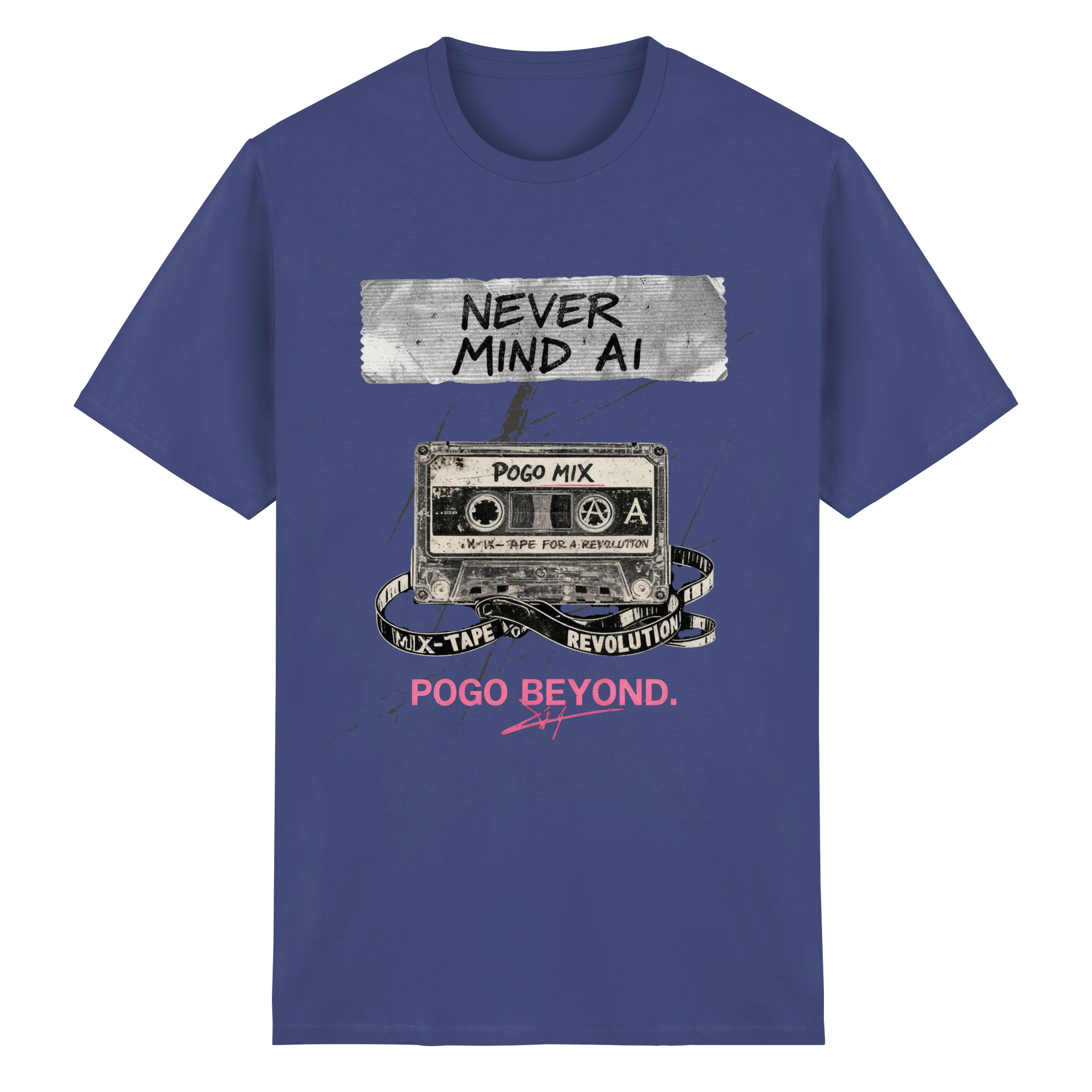 NEVER MIND AI - Heavy Cotton T-Shirt