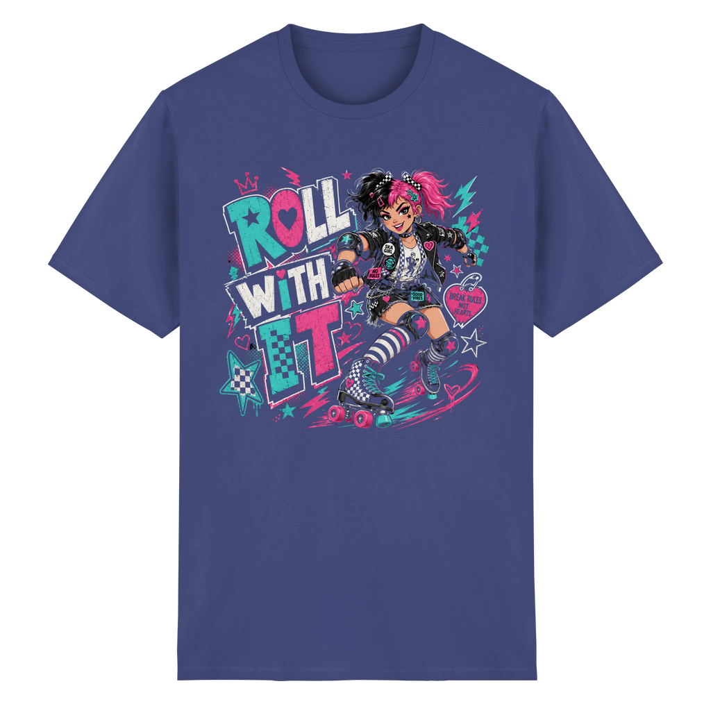 ROLL WITH IT - Heavy Cotton T-Shirt