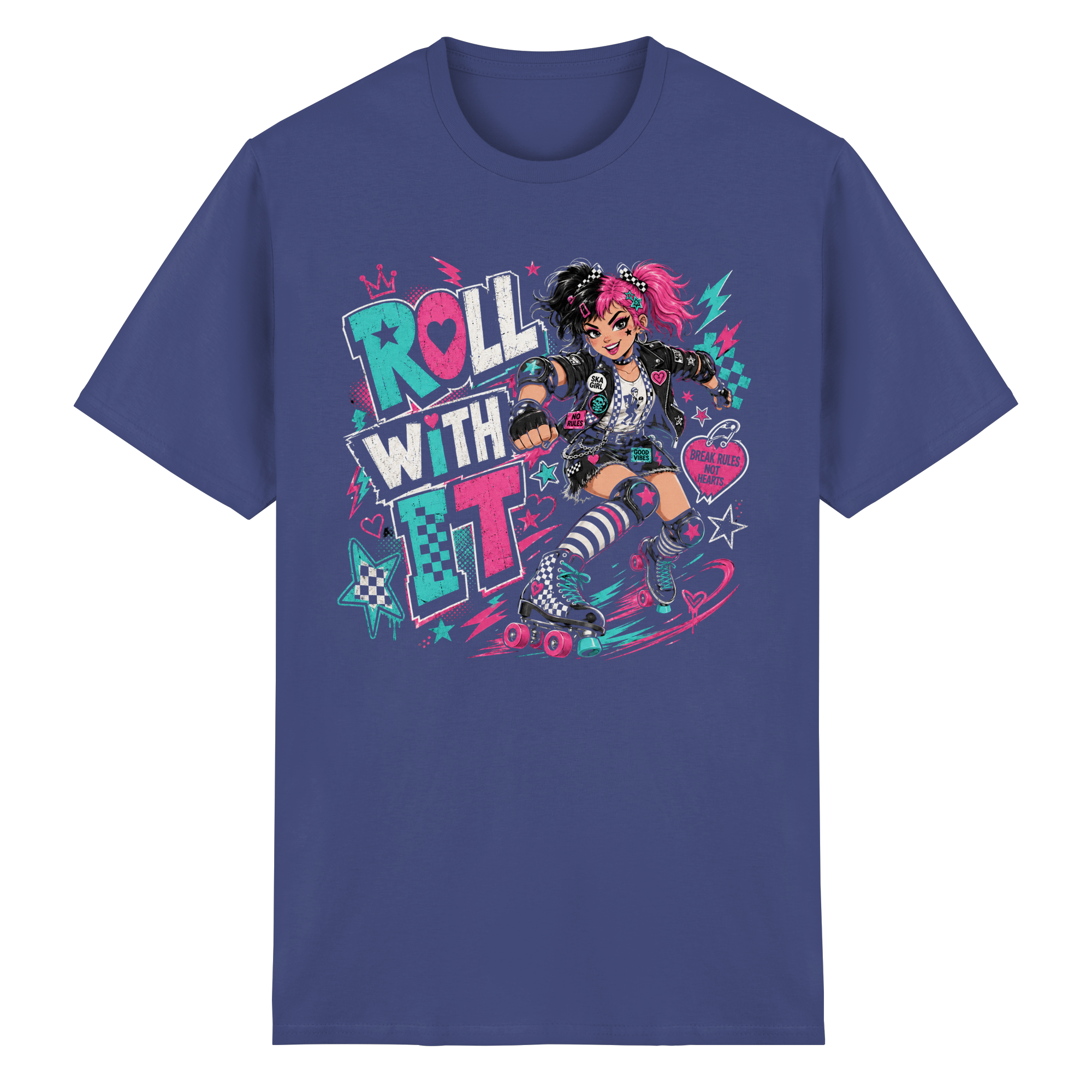 ROLL WITH IT - Heavy Cotton T-Shirt