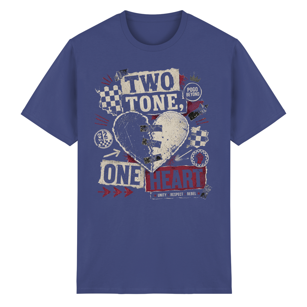 2 TONE, ONE HEART - Heavy Cotton T-Shirt