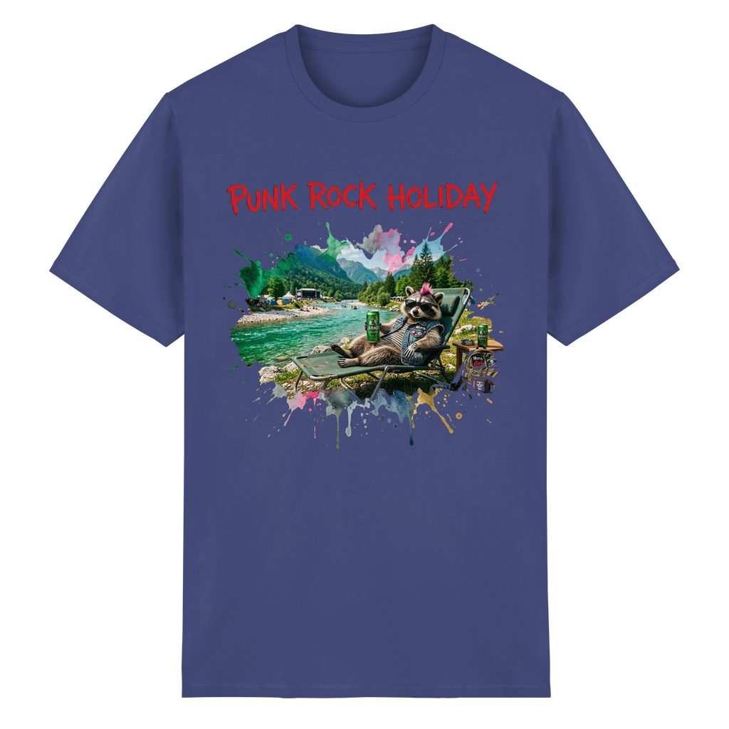 PUNK ROCK HOLIDAY - Lazy Rockoon - Heavy Cotton T-Shirt