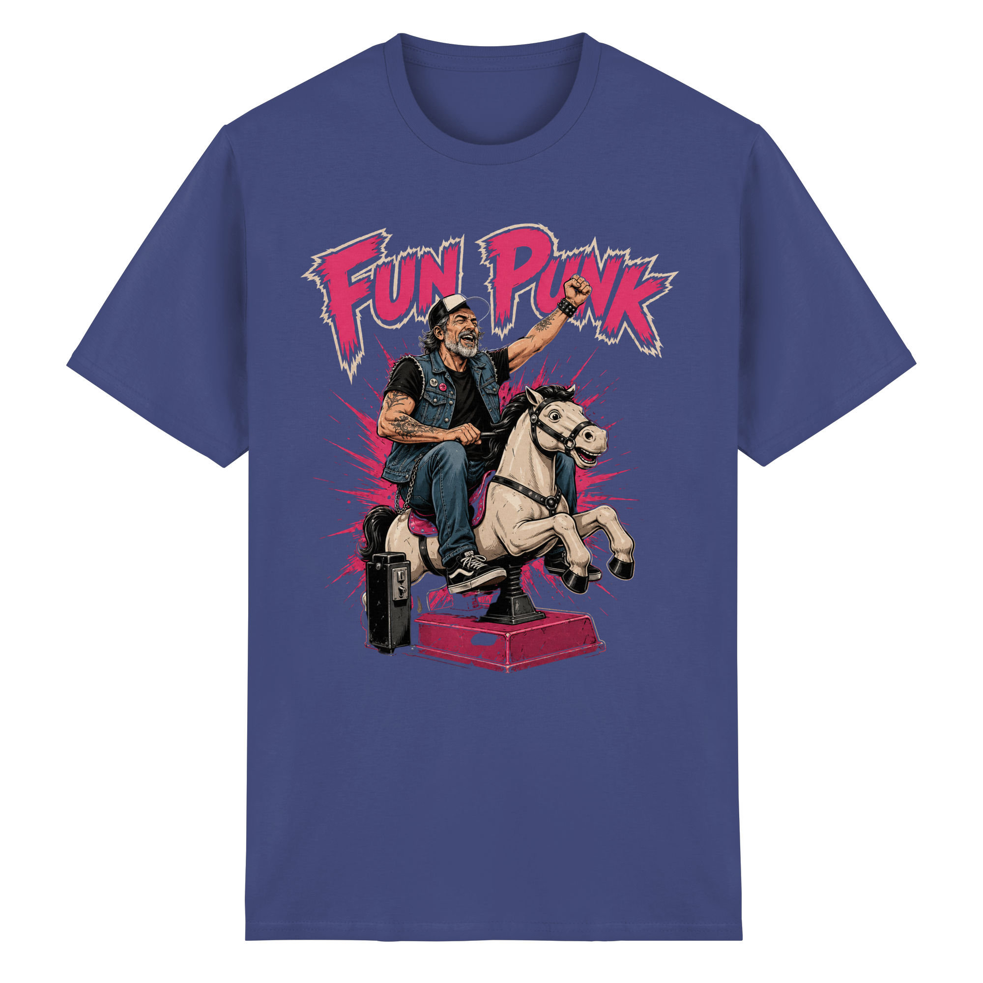 FUN PUNK RODEO - Heavy Cotton T-Shirt