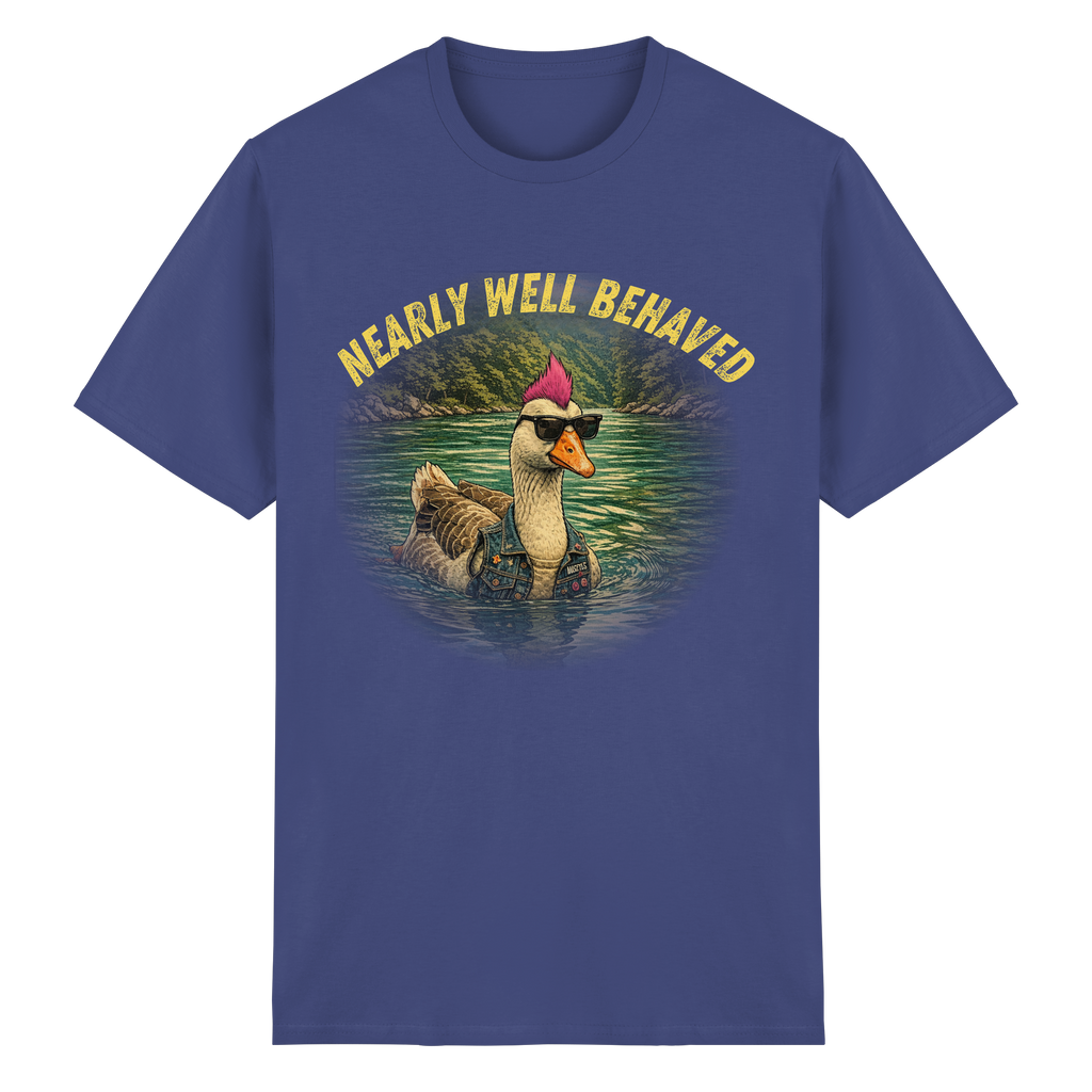 NEARLY BEHAVED - Heavy Cotton T-Shirt