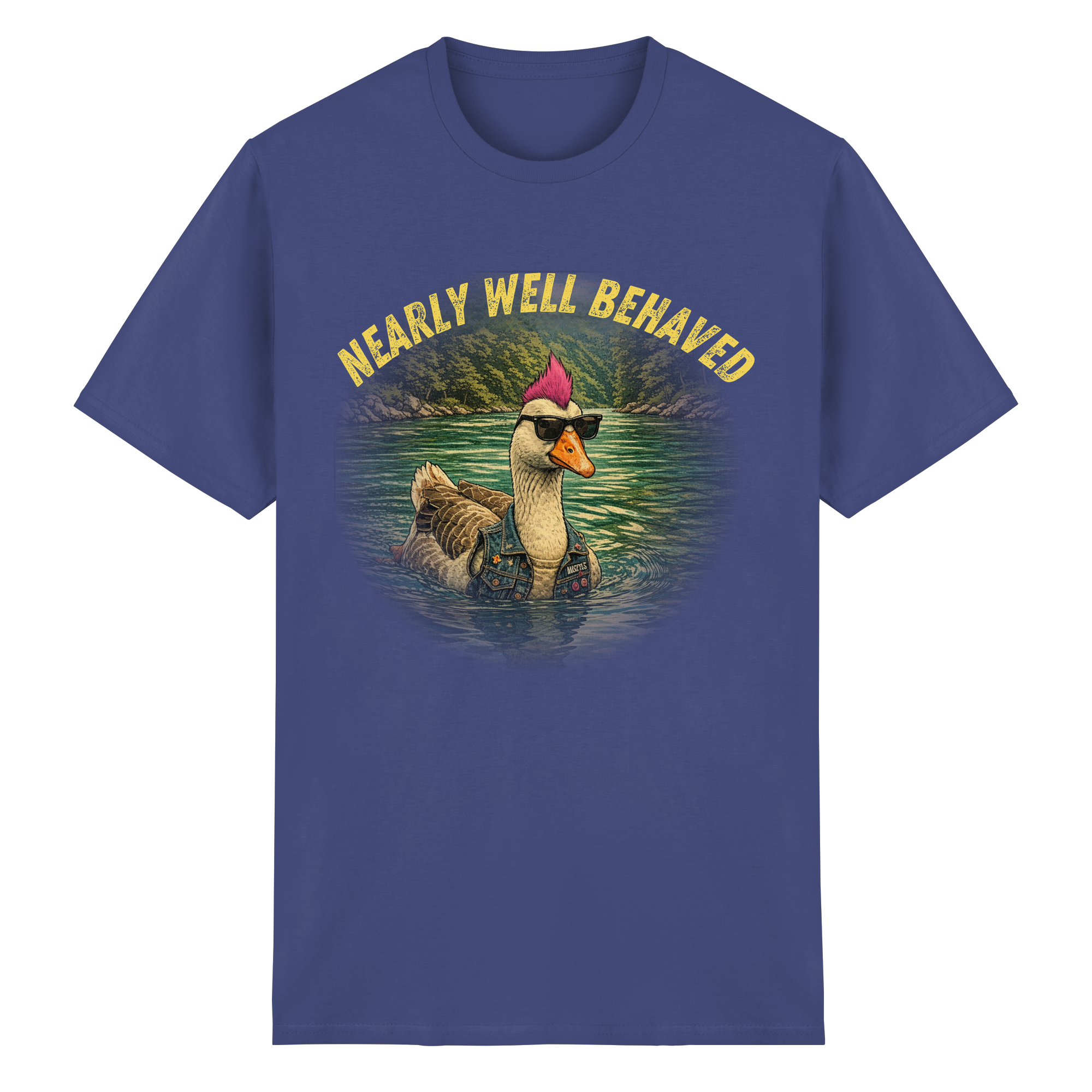 NEARLY BEHAVED - Heavy Cotton T-Shirt
