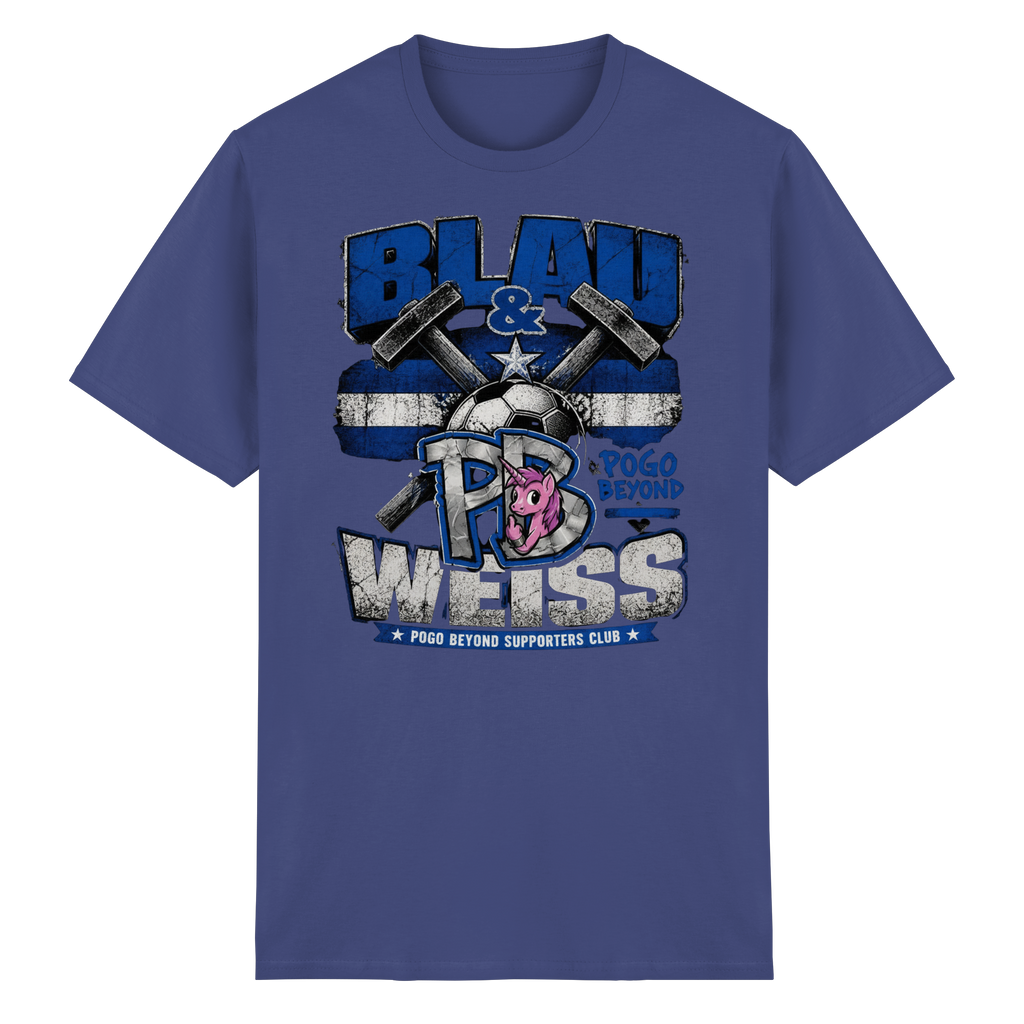 BLAU & WEISS POGO BEYOND - Heavy Cotton T-Shirt